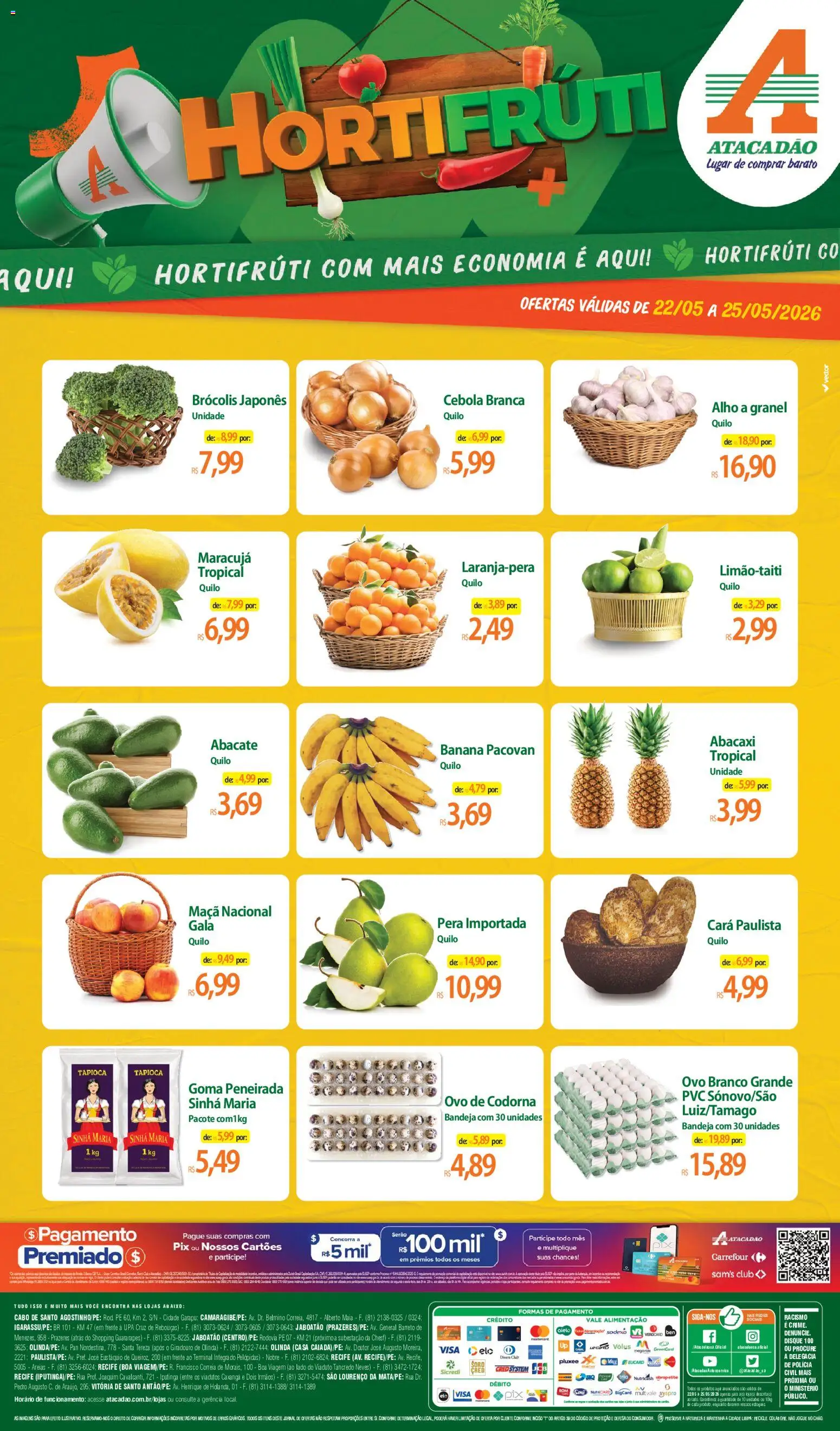 Pré-Visualização do folheto "Atacadão ofertas - PE" da loja Atacadão válido a partir de 22/05/2026