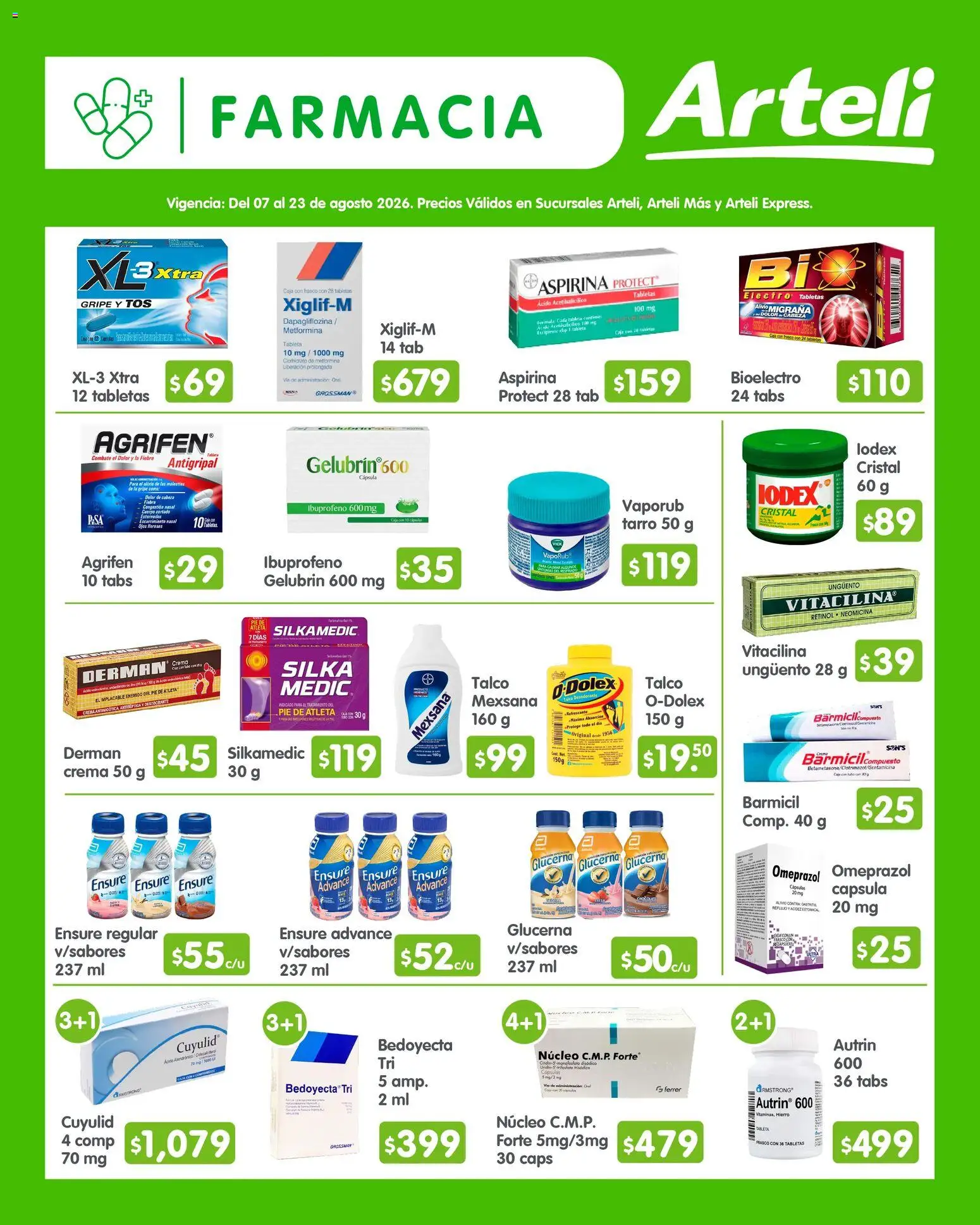 Vista previa las ofertas de la tienda Arteli - Arteli folleto Quincenal desde el 07/08/2026 
