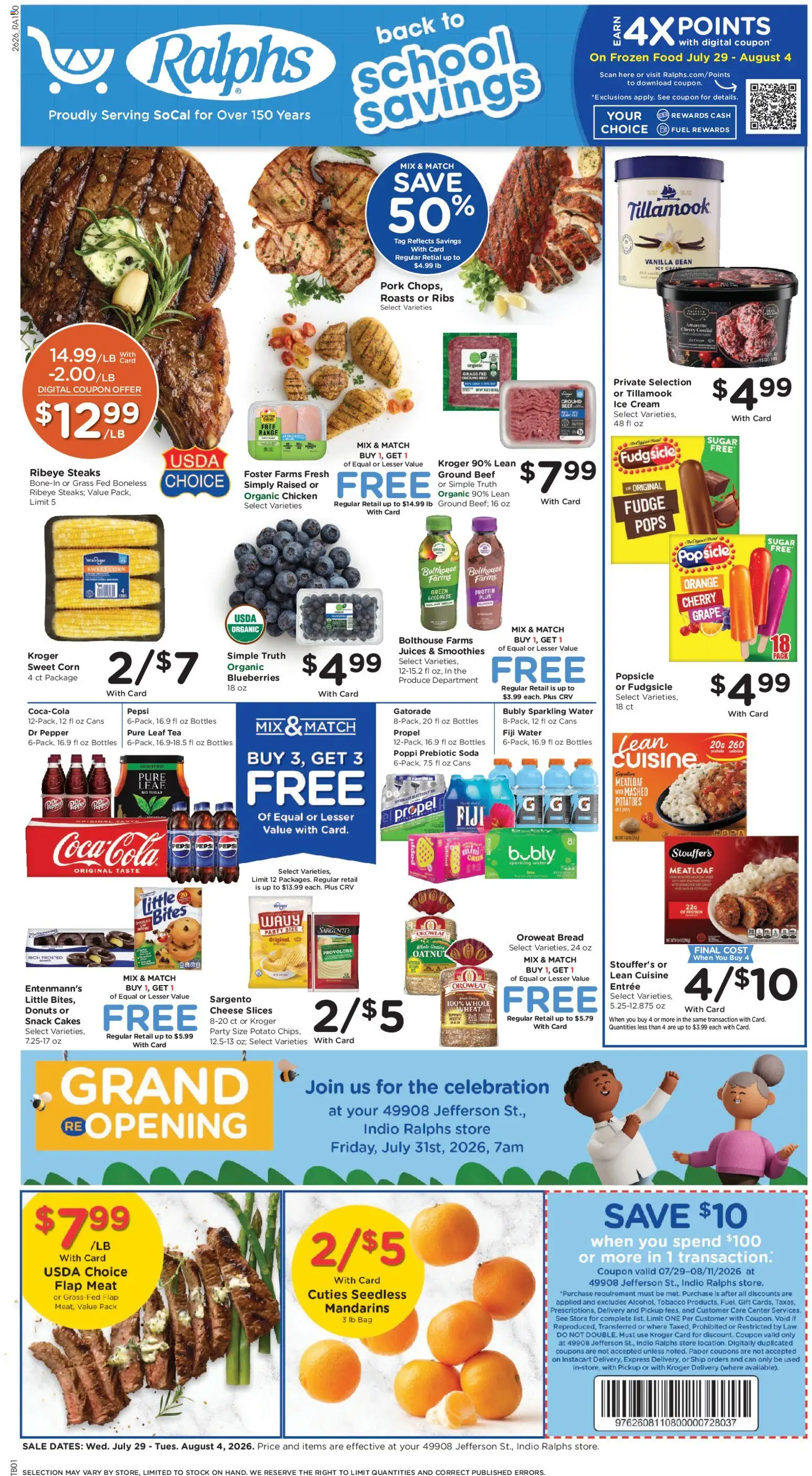 Ad Preview of Ralphs Ralphs Weekly Ad from 07/29/2026