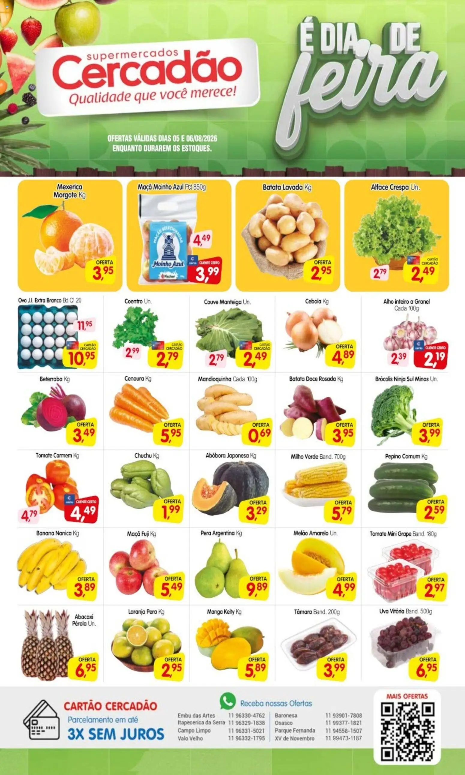 Pré-Visualização do folheto "Cercadão - Ofertas da semana" da loja Cercadão válido a partir de 05/08/2026