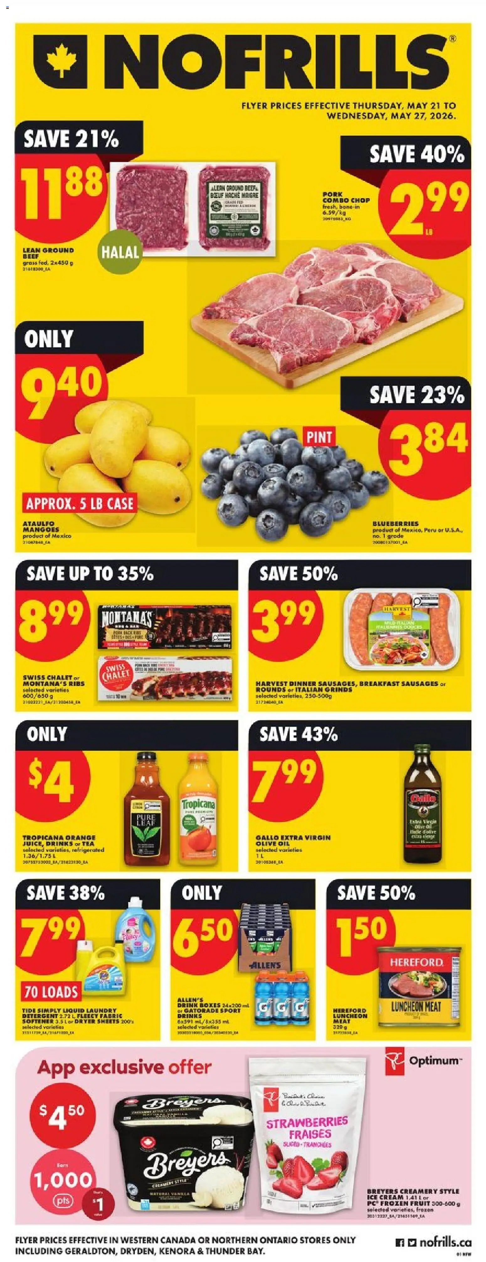 Preview of leaflet No Frills weekly flyer - AB from shop No Frills is valid from May 21, 2026