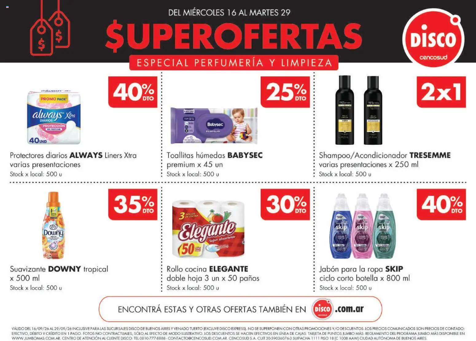 Vista previa del folleto de la tienda Disco válido desde el 16/09/2026 