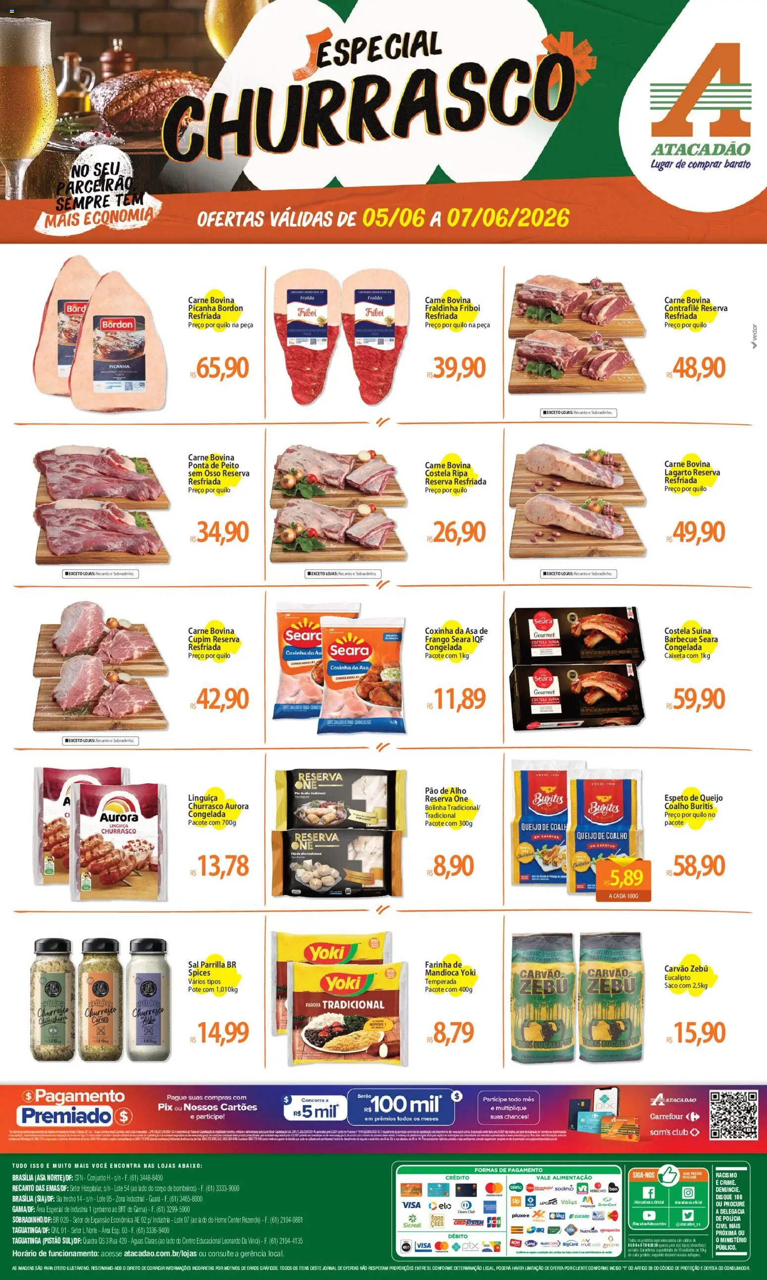 Pré-Visualização do folheto "Atacadão ofertas - DF" da loja Atacadão válido a partir de 05/06/2026