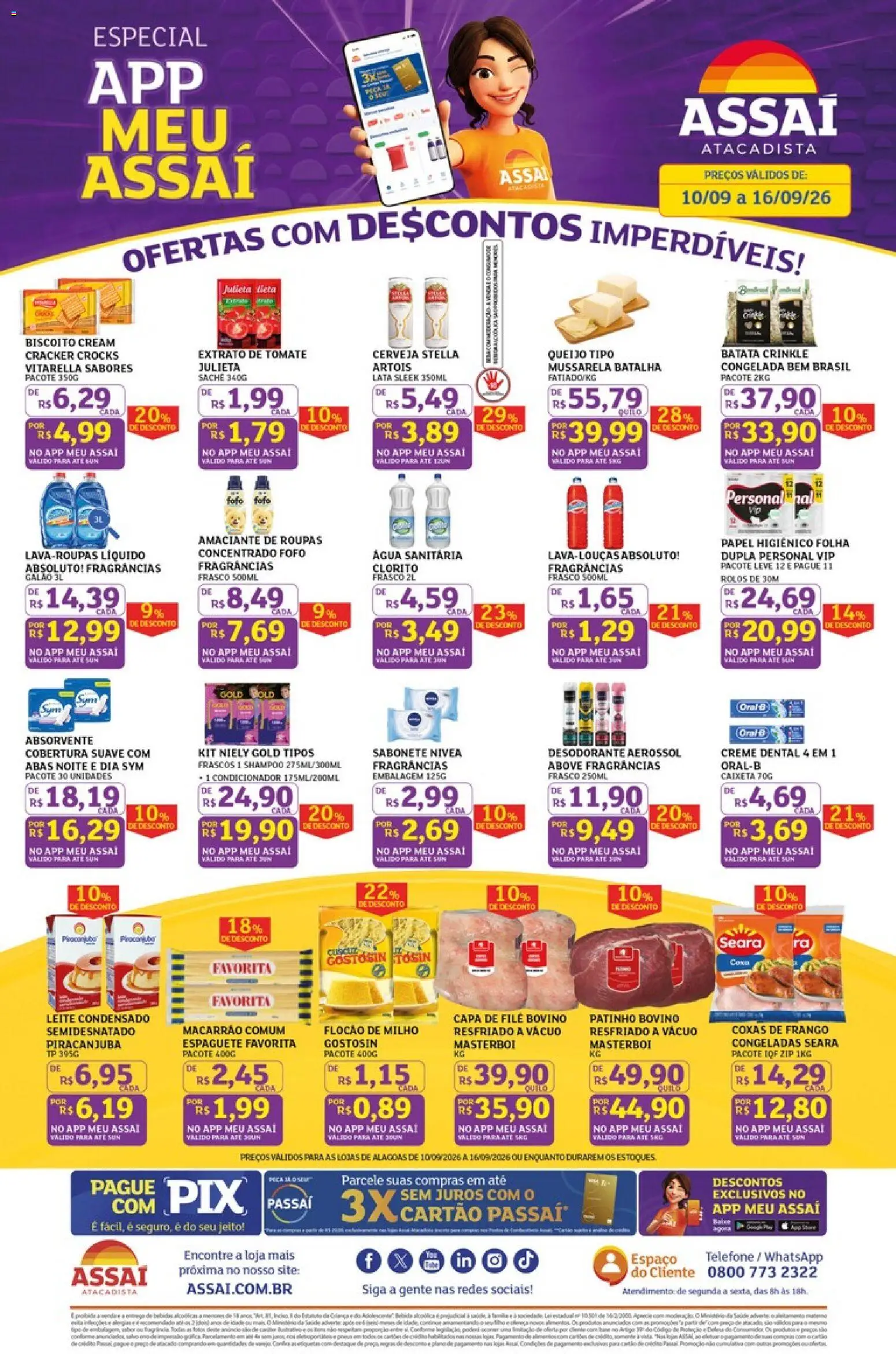 Pré-Visualização do folheto "Assaí Atacadista ofertas - AL" da loja Assaí Atacadista válido a partir de 10/09/2026