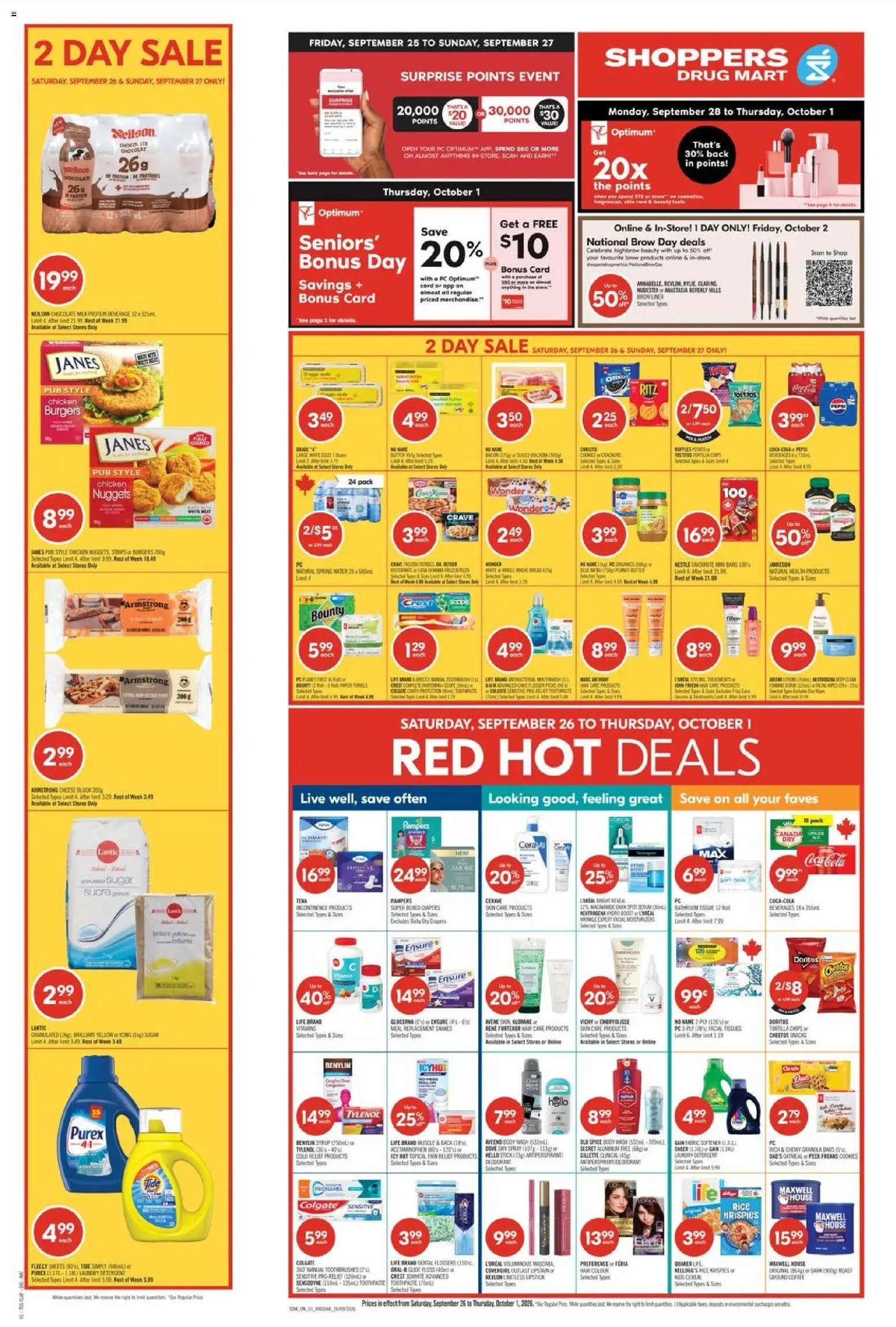 Preview of leaflet Shoppers weekly flyer / circulaire from shop Shoppers is valid from Sep 26, 2026
