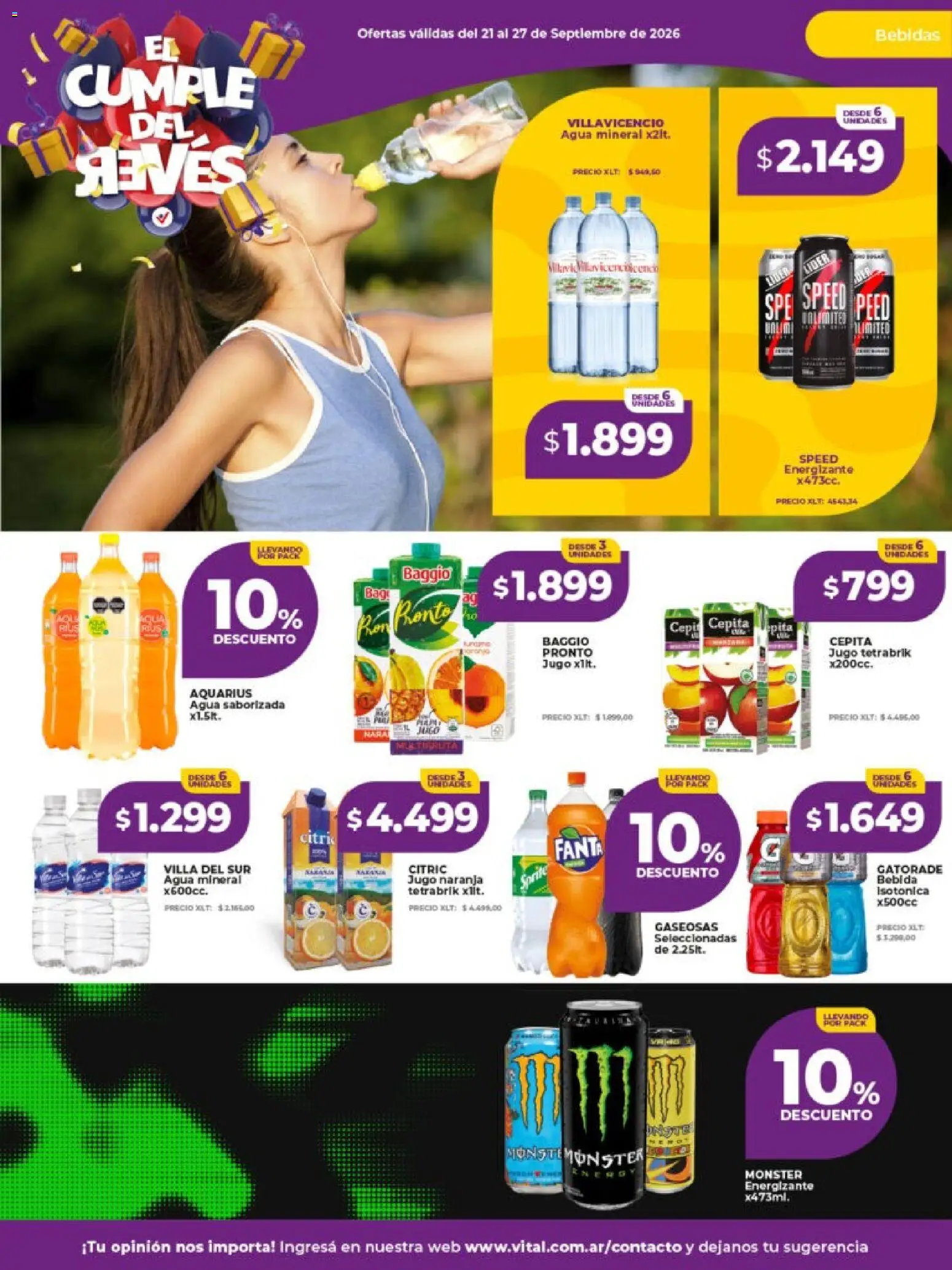 Vista previa del folleto de la tienda Vital válido desde el 21/09/2026 