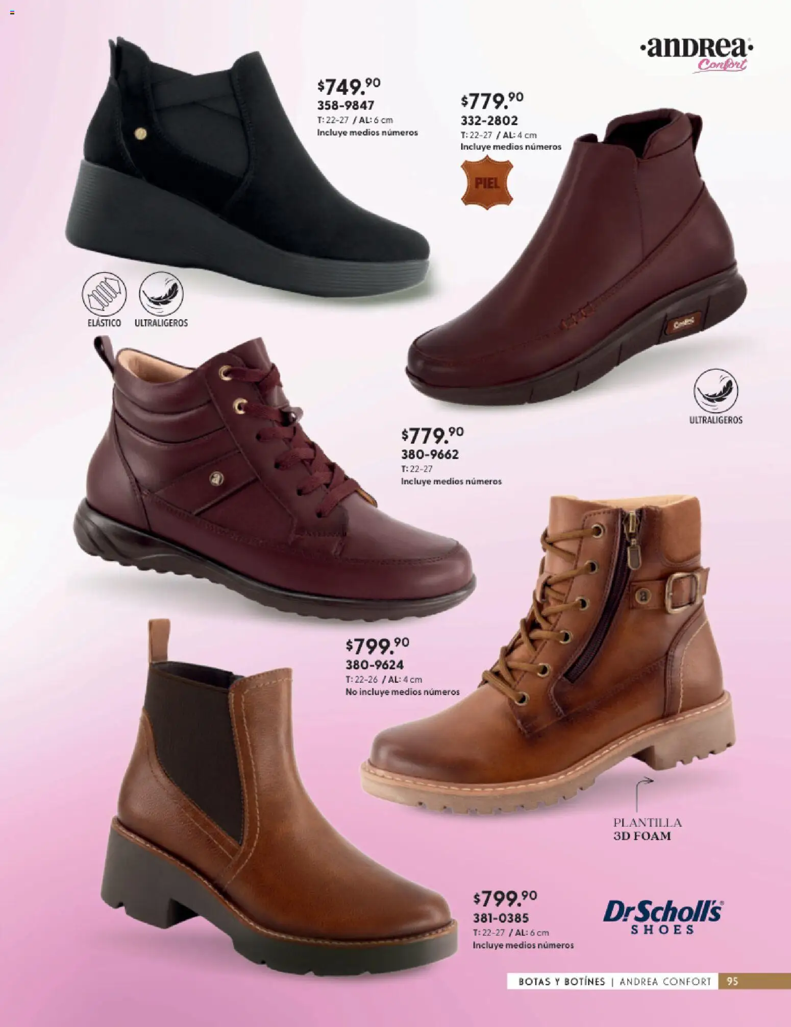 Vista previa las ofertas de la tienda Andrea - Catálogo Calzado Confort desde el 25/01/2026 