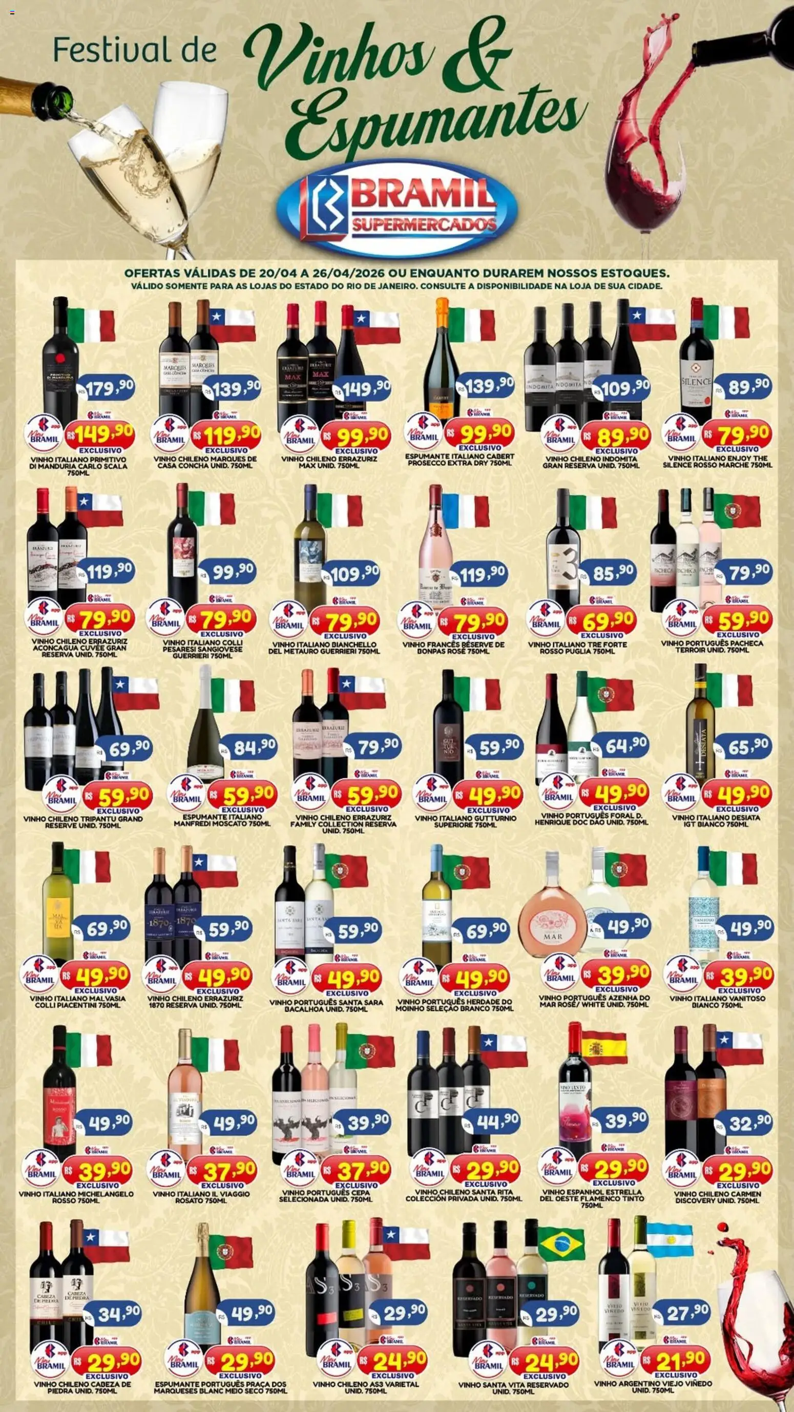 Bramil Supermercados Bramil Supermercados ofertas Vinhos e Espumantes ...