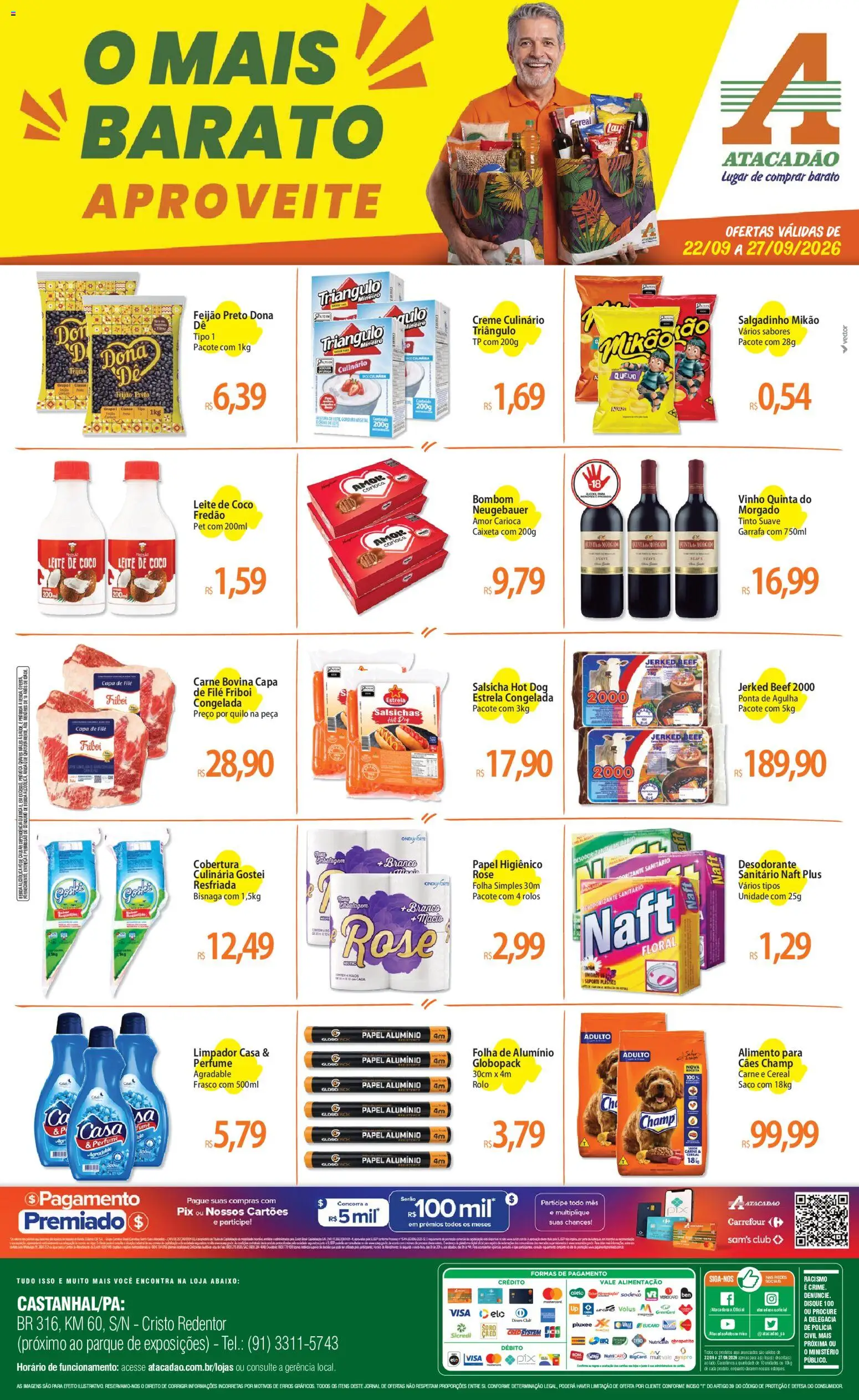Pré-Visualização do folheto "Atacadão ofertas - PA" da loja Atacadão válido a partir de 22/09/2026