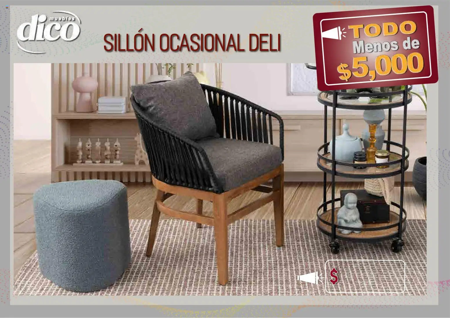 Vista previa las ofertas de la tienda Muebles Dico - Muebles Dico catálogo Todo menos de 5000 Pacifico desde el 09/04/2026 