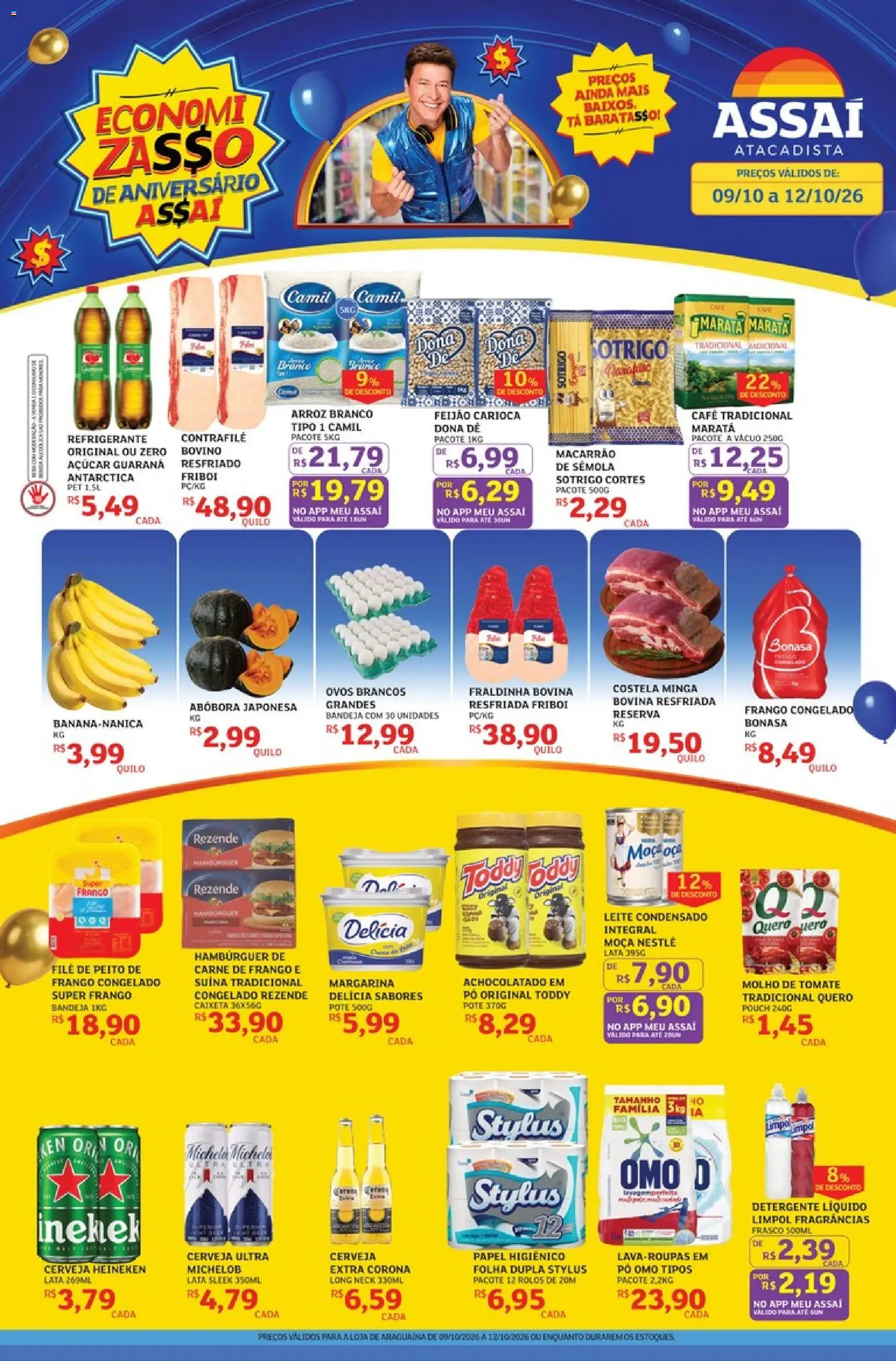 Pré-Visualização do folheto "Assaí Atacadista ofertas - TO" da loja Assaí Atacadista válido a partir de 09/10/2026