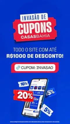 Pré-Visualização do folheto "Casas Bahia ofertas" da loja Casas Bahia válido a partir de 03/10/2026