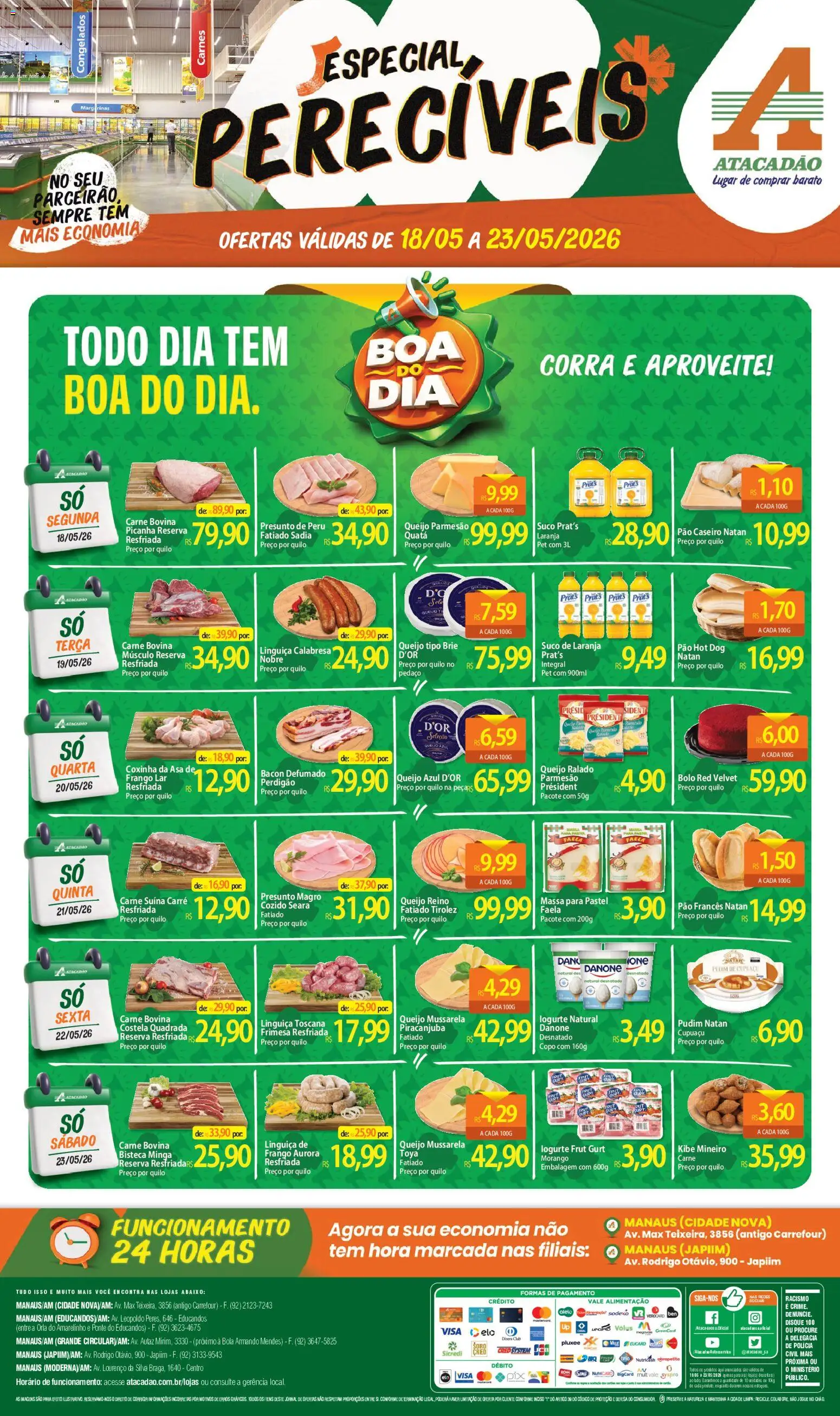 Pré-Visualização do folheto "Atacadão ofertas - AM" da loja Atacadão válido a partir de 18/05/2026
