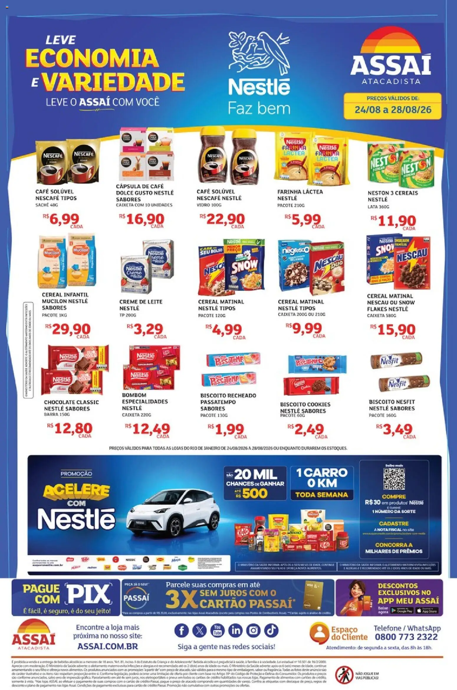 Pré-Visualização do folheto "Assaí Atacadista ofertas - RJ" da loja Assaí Atacadista válido a partir de 24/08/2026