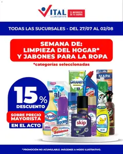 Vista previa del folleto de la tienda Vital válido desde el 27/07/2026 