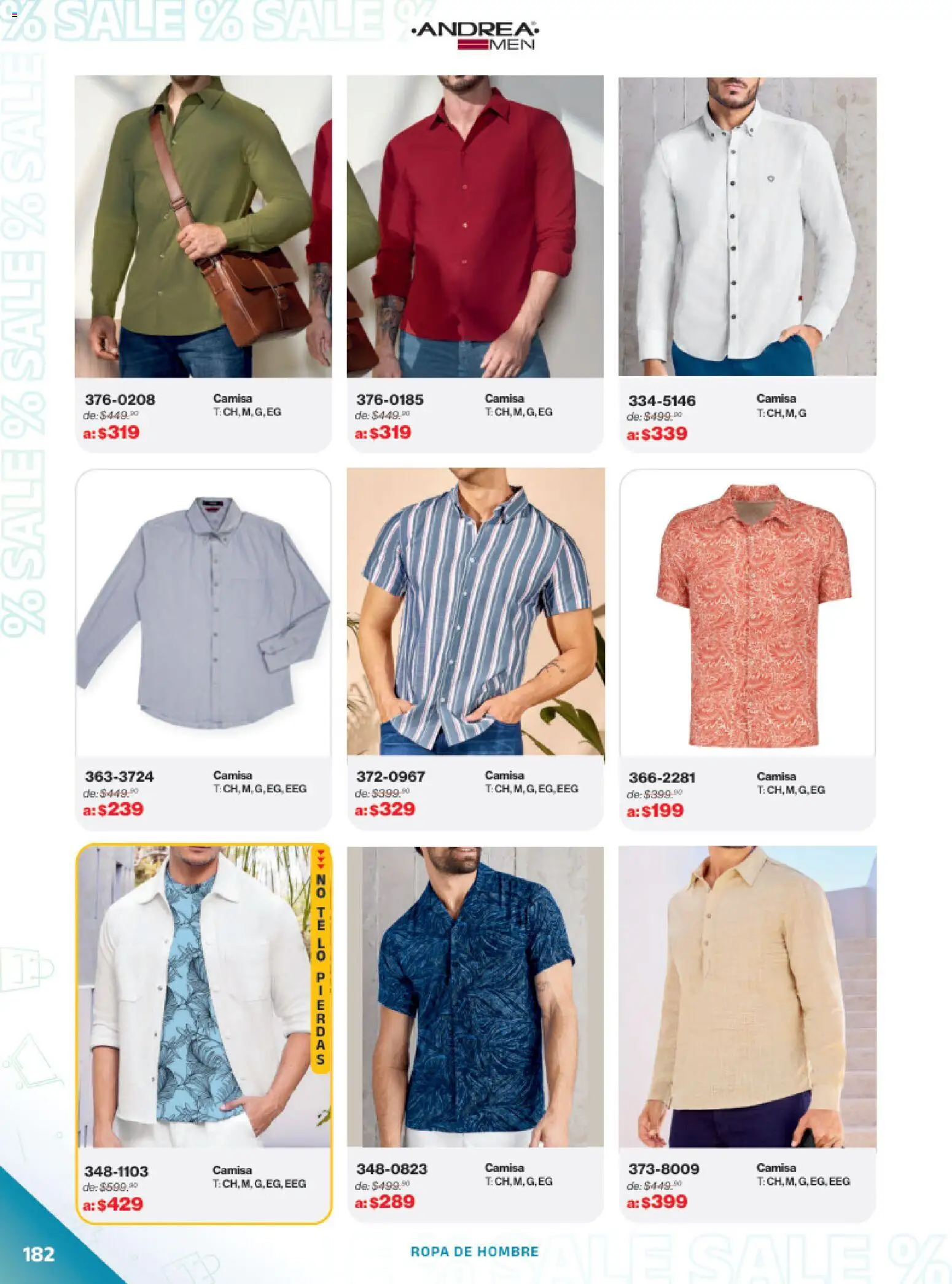 Vista previa las ofertas de la tienda Andrea - Catálogo Outlet desde el 21/12/2025 - Ropa, Camisa
