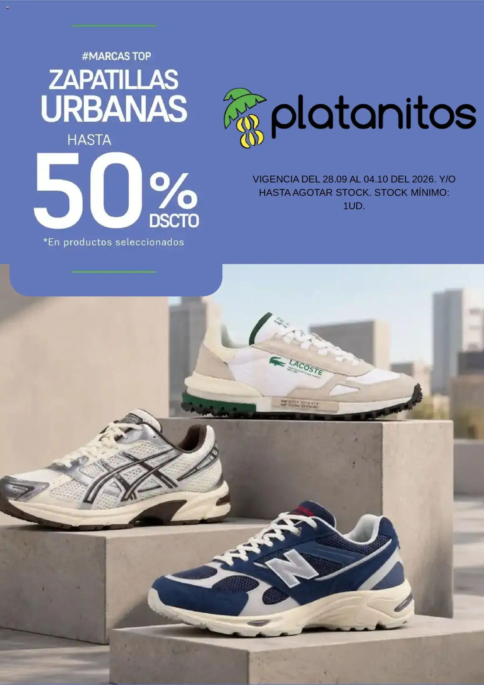 Vista previa de Platanitos catálogo de la tienda Platanitos válido desde 28/09/2026 - Zapatillas