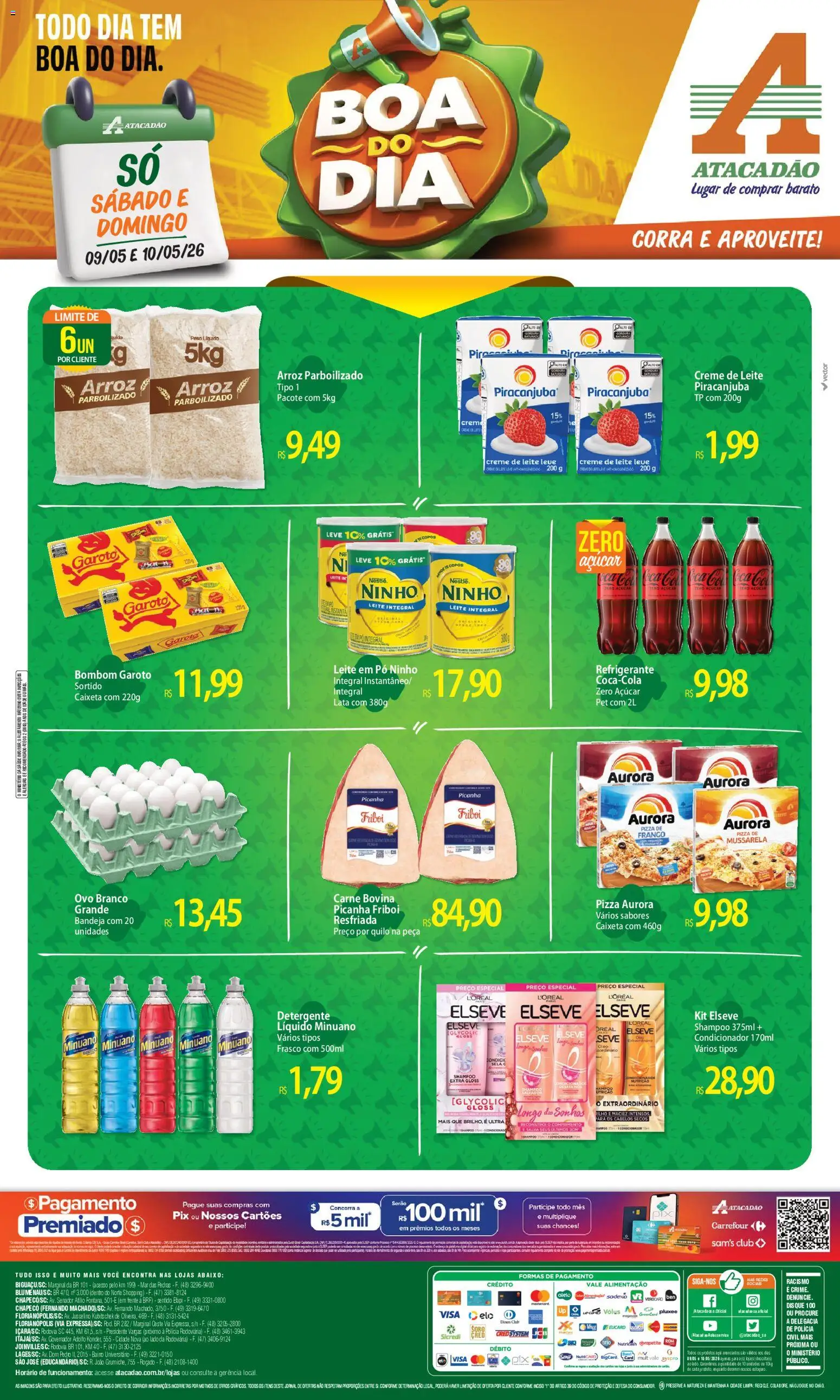 Pré-Visualização do folheto "Atacadão ofertas - SC" da loja Atacadão válido a partir de 09/05/2026