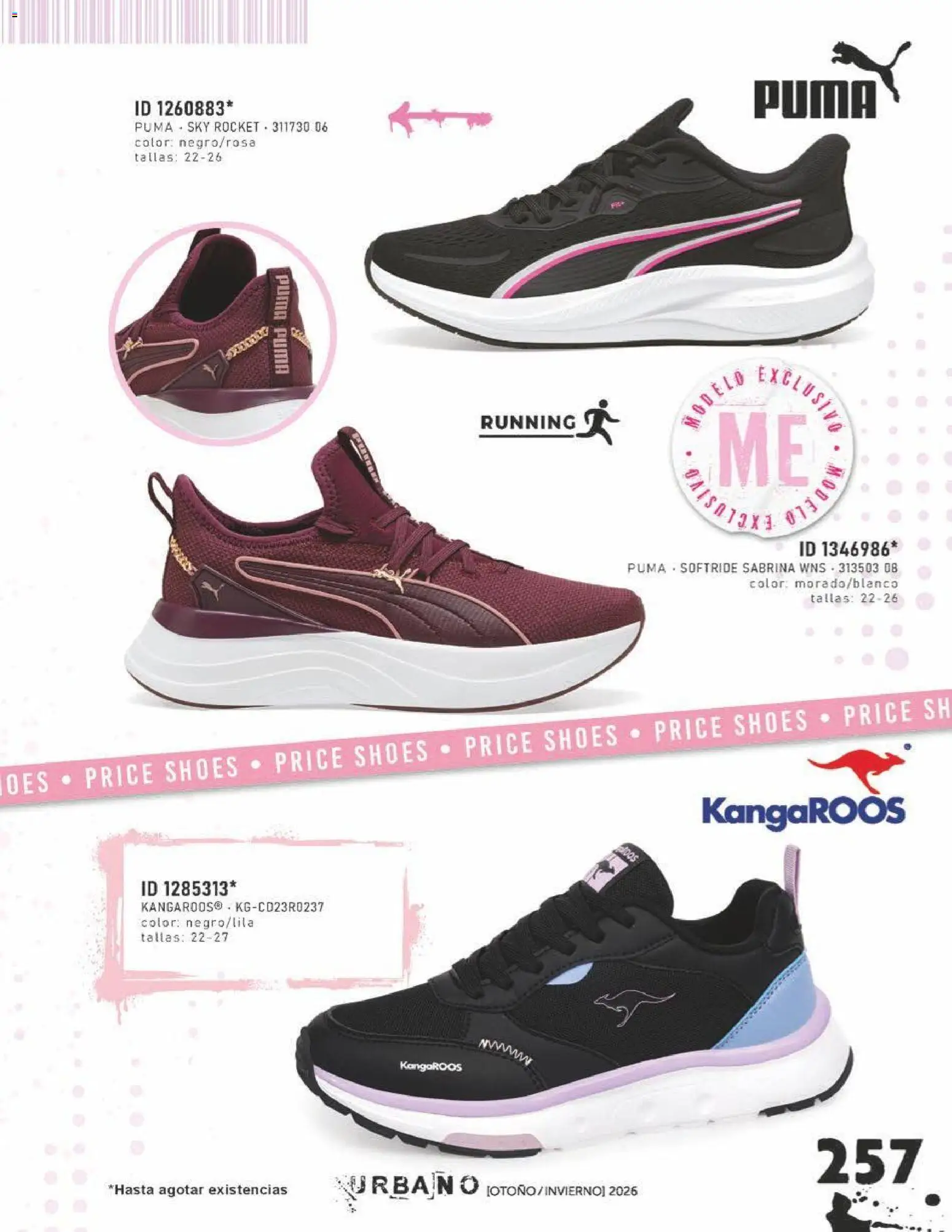 Vista previa las ofertas de la tienda Price Shoes - Price Shoes catálogo Urbano desde el 31/07/2026 