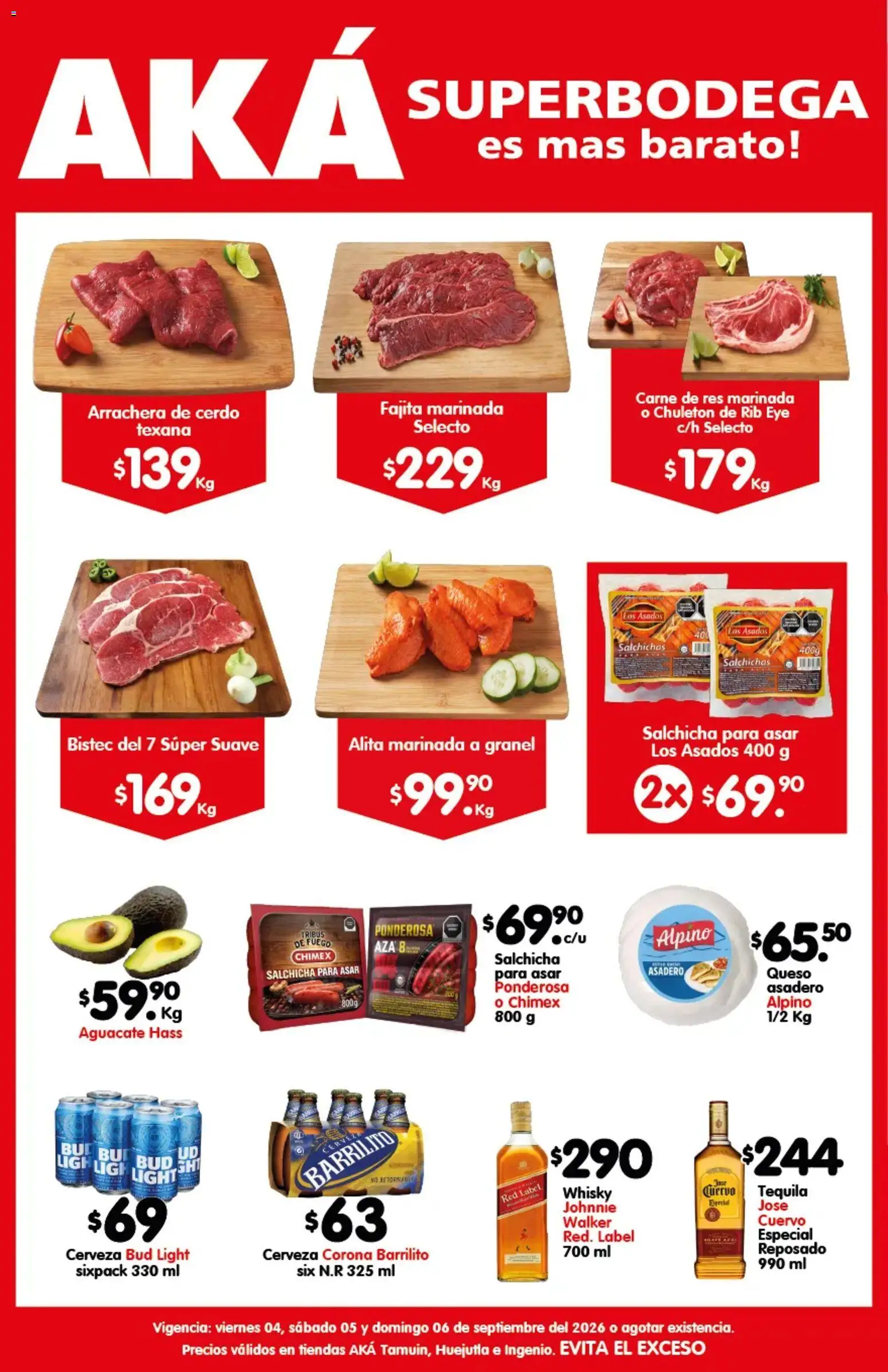 Vista previa las ofertas de la tienda Arteli - Arteli folleto Carnita Asada Aká Superbodegas Foraneas desde el 04/09/2026 