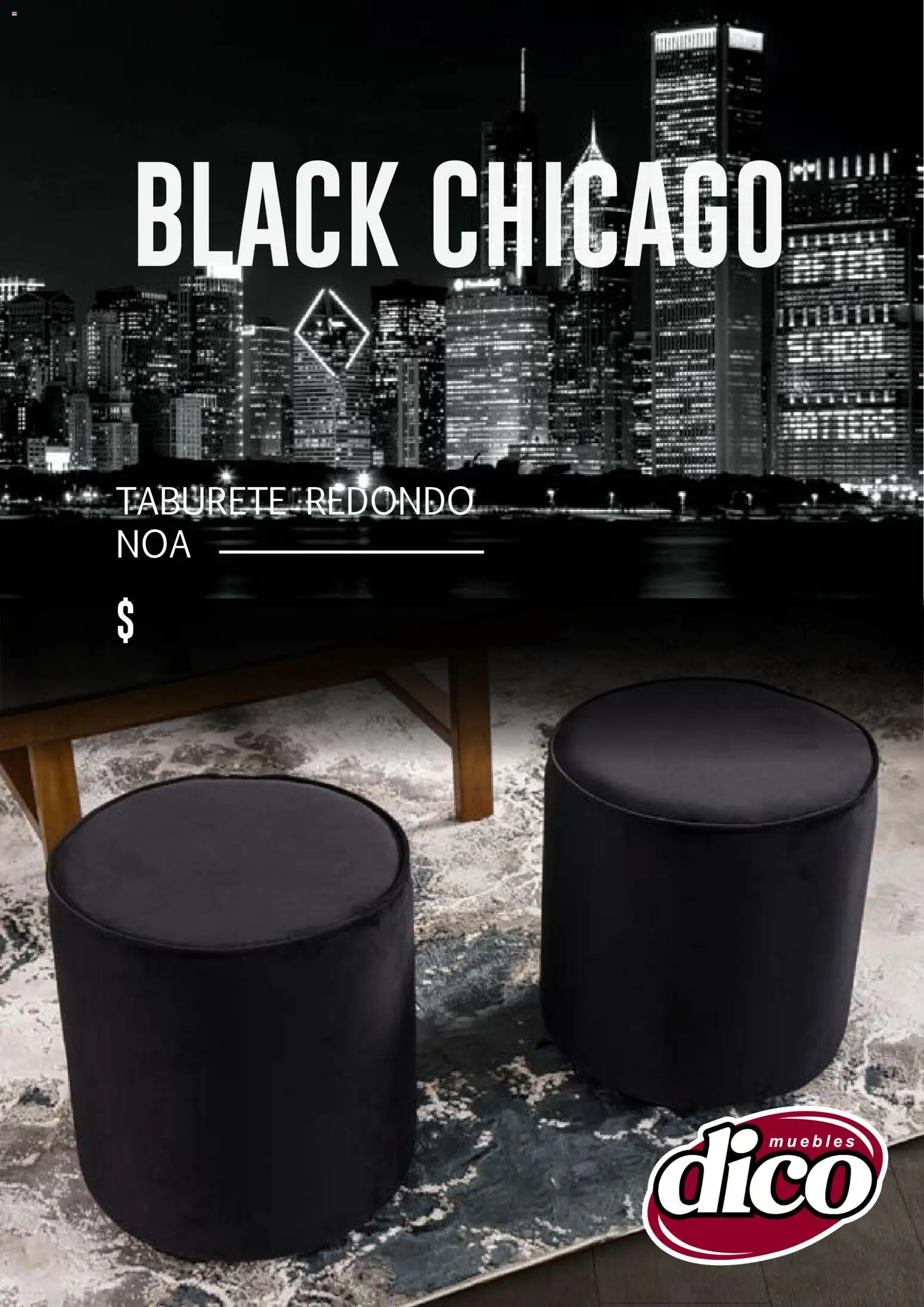 Vista previa las ofertas de la tienda Muebles Dico - Muebles Dico catálogo Black Chicago desde el 17/03/2026 
