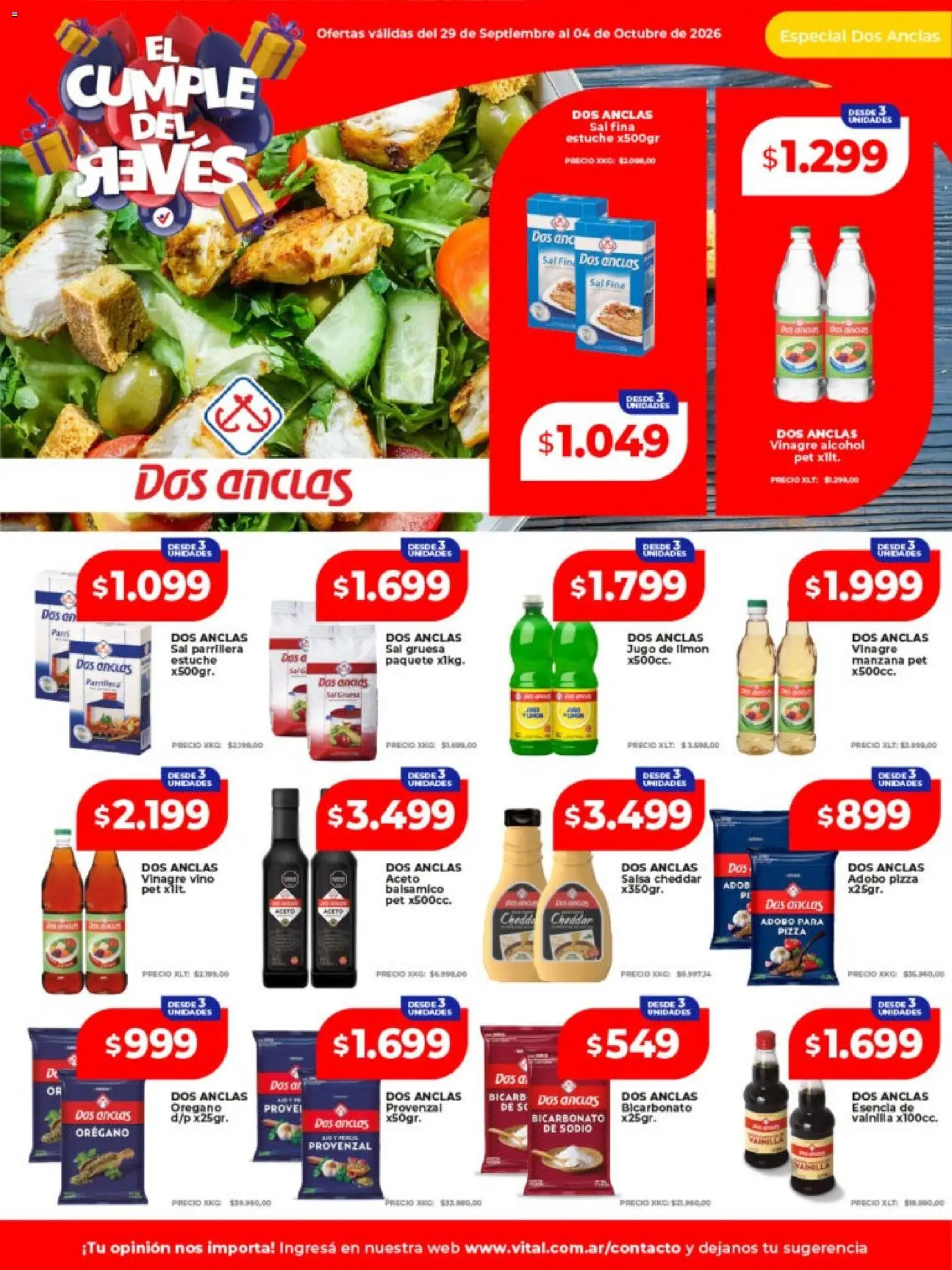 Vista previa del folleto de la tienda Vital válido desde el 29/09/2026 