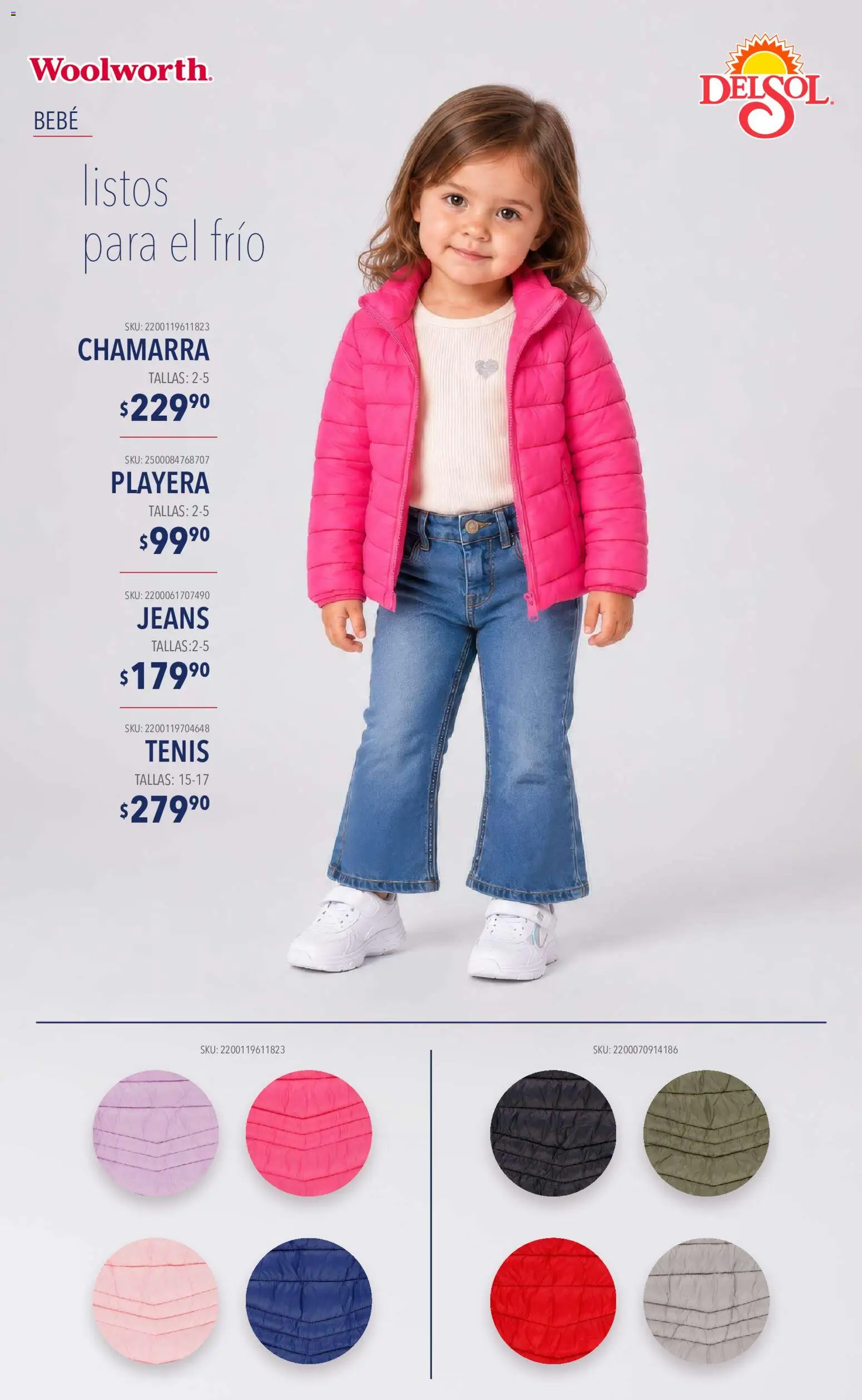 Vista previa las ofertas de la tienda Del Sol y Woolworth - Del Sol y Woolworth catálogo Moda Esenciales desde el 10/09/2026 