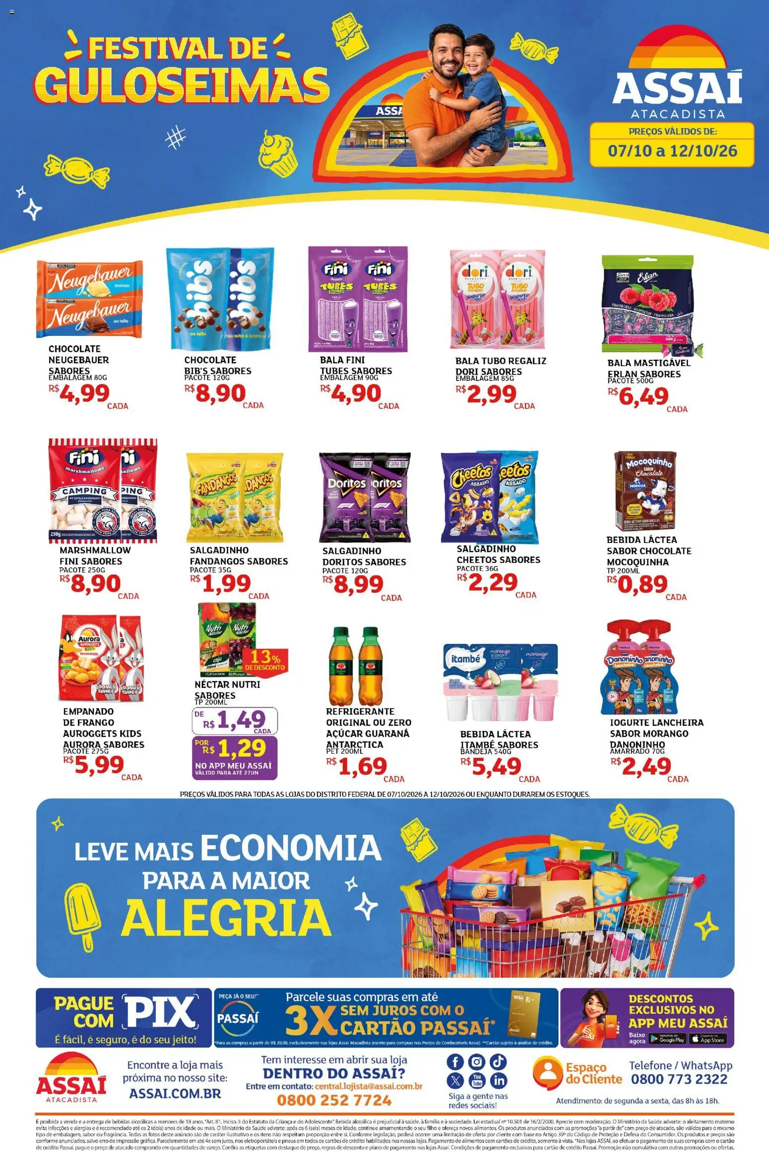 Pré-Visualização do folheto "Assaí Atacadista ofertas - DF" da loja Assaí Atacadista válido a partir de 07/10/2026