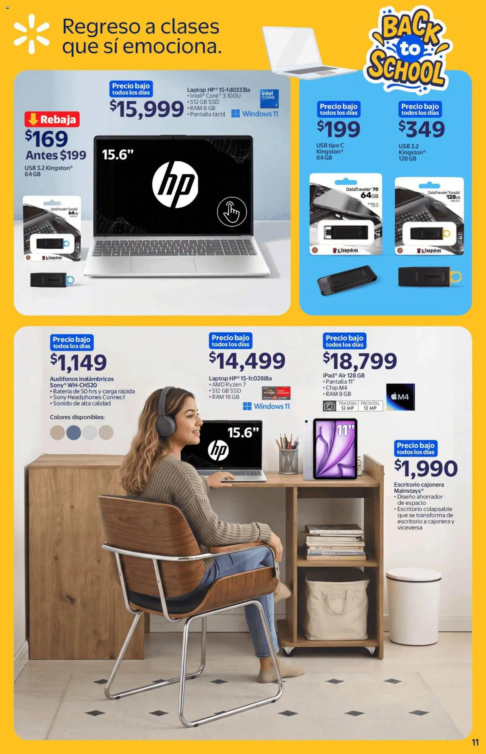 Vista previa las ofertas de la tienda Walmart - Walmart folleto Back to School desde el 13/08/2026 