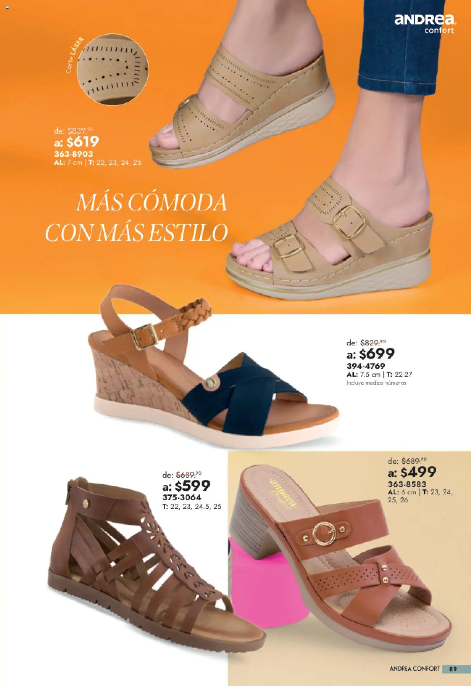 Vista previa las ofertas de la tienda Andrea - Andrea catálogo Outlet desde el 26/07/2026 