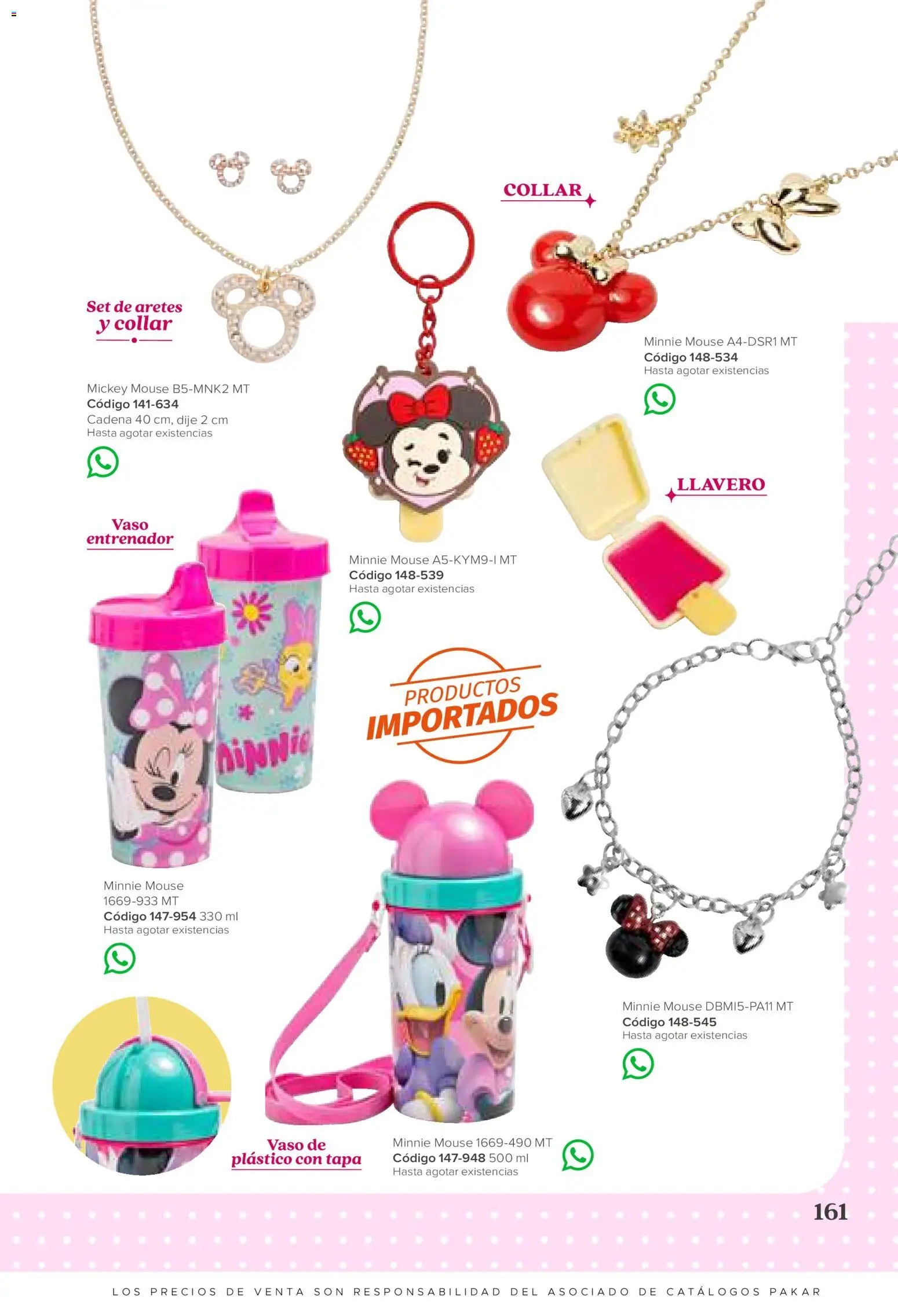 Vista previa las ofertas de la tienda SC Pakar - SC Pakar catálogo Niña desde el 31/07/2026 - Mouse, Llavero, Aretes, Cadena, Collar, Dije