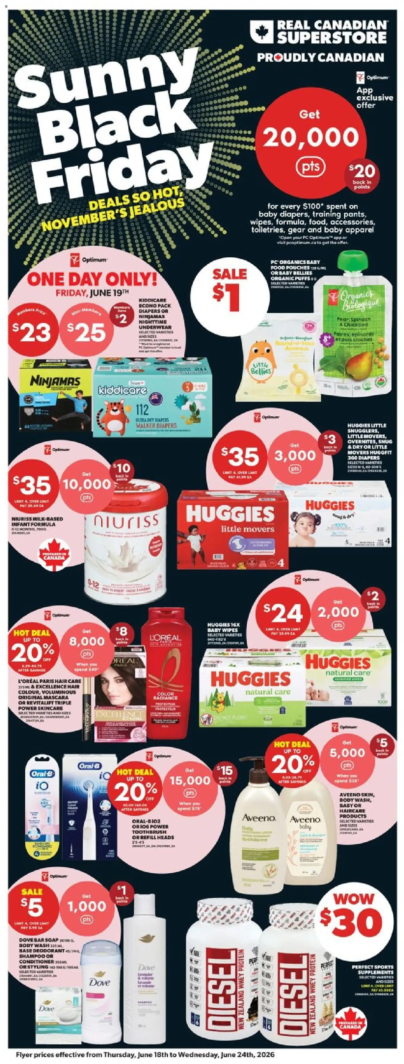 Preview of leaflet Real Canadian Superstore flyer / circulaire from shop Real Canadian Superstore is valid from Jun 18, 2026