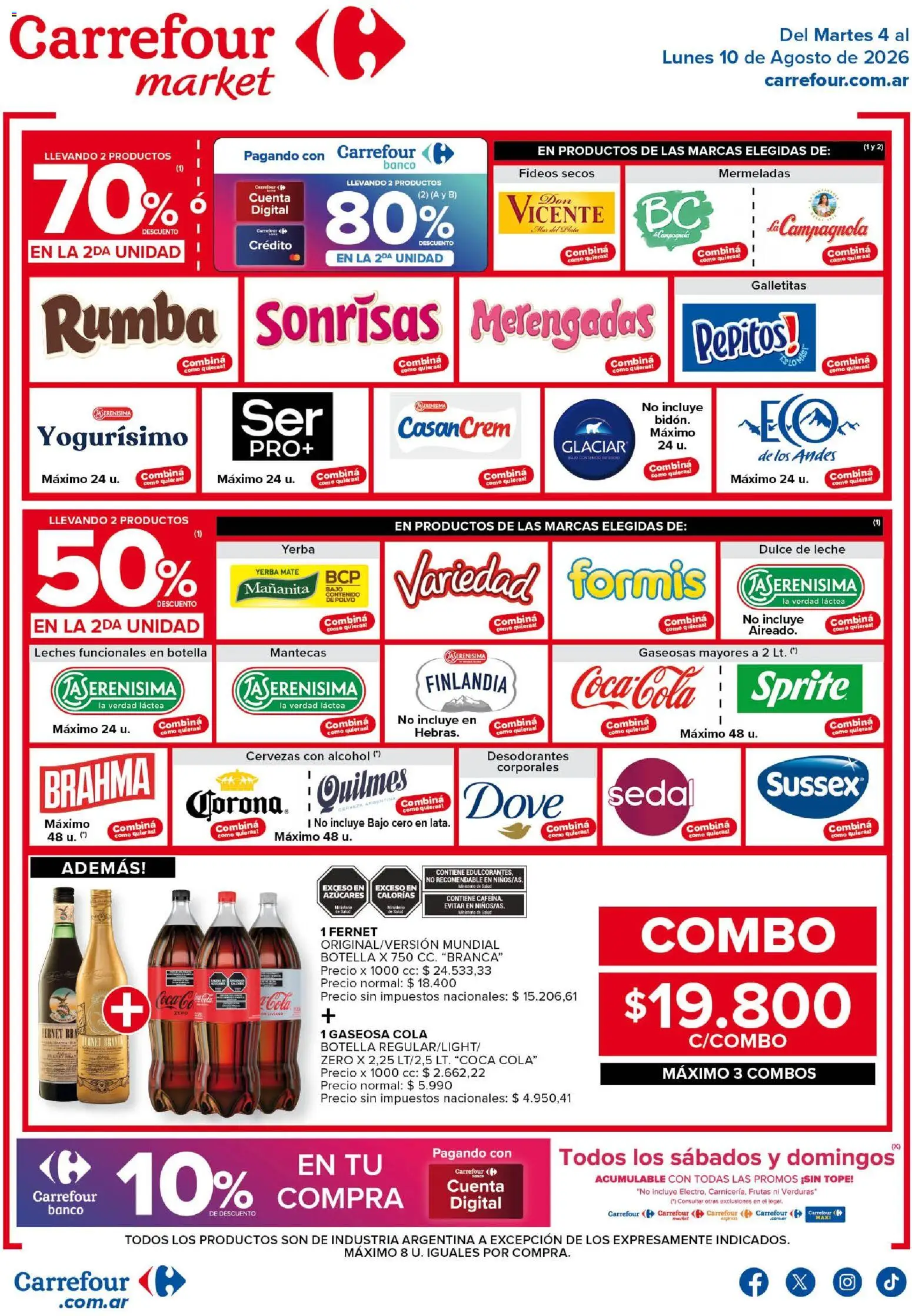 Vista previa del folleto de la tienda Carrefour Market válido desde el 04/08/2026 