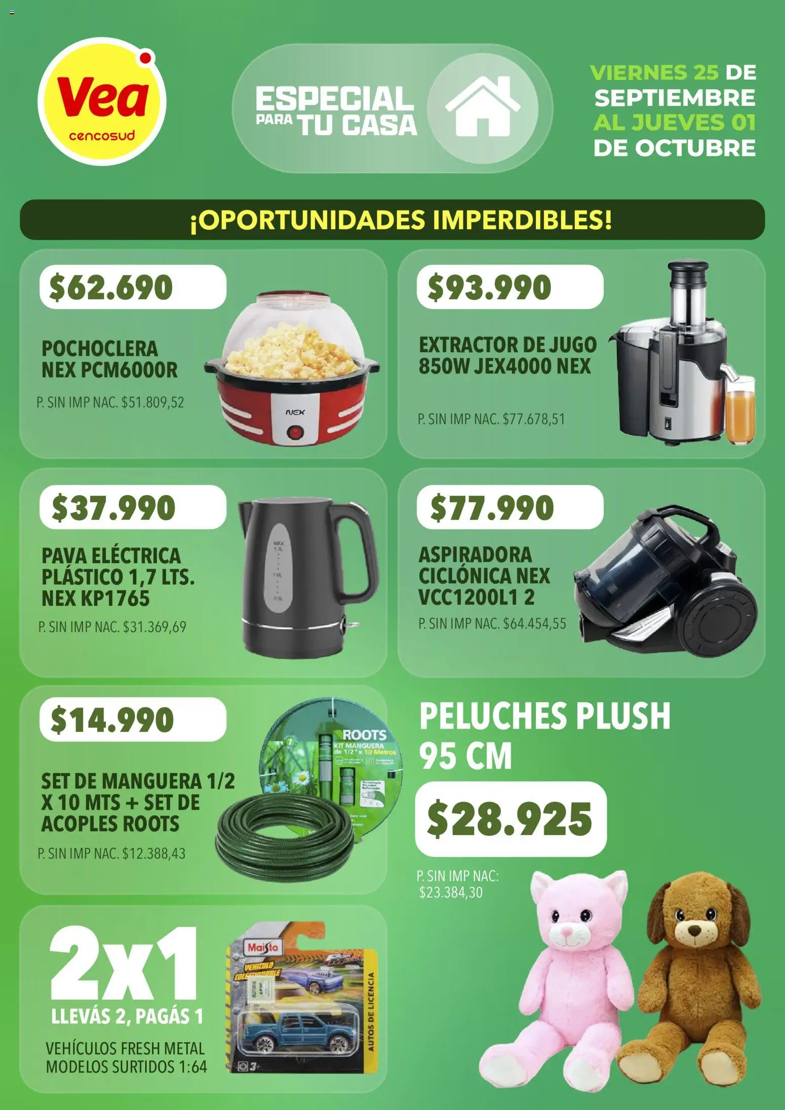 Vista previa del folleto de la tienda Vea válido desde el 25/09/2026 