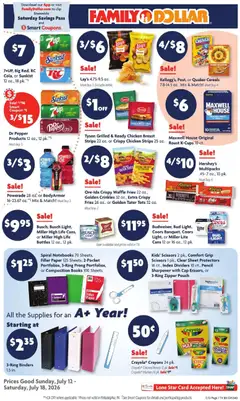 Ad Preview of Family Dollar Family Dollar Weekly Ad from 07/12/2026