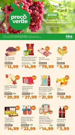 Pré-Visualização do folheto "Oba Hortifruti - Ofertas da semana" da loja Oba Hortifruti válido a partir de 23/06/2026