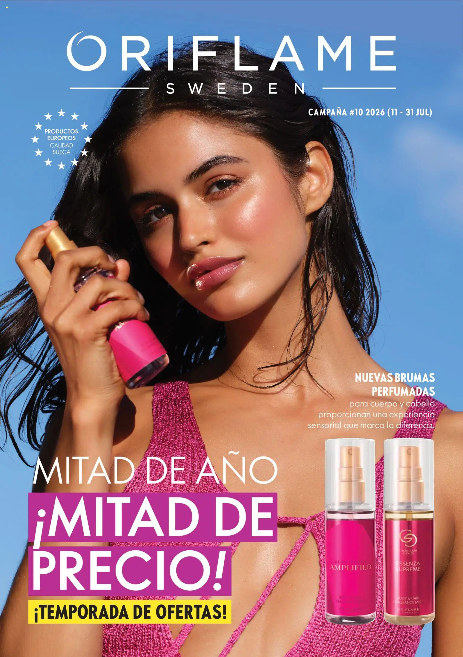  Vista previa del prospecto Oriflame catálogo c10 2026 del almacen Oriflame válida del 11/07/2026 al 31/07/2026