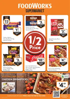 Preview of catalogue Foodworks catalogue from shop Foodworks valid 08/07/2026