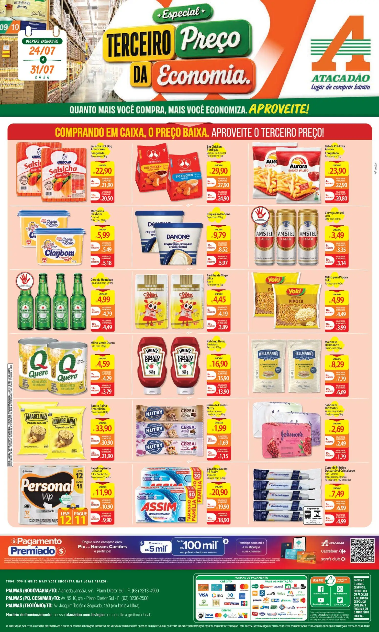 Pré-Visualização do folheto "Atacadão ofertas - TO" da loja Atacadão válido a partir de 24/07/2026