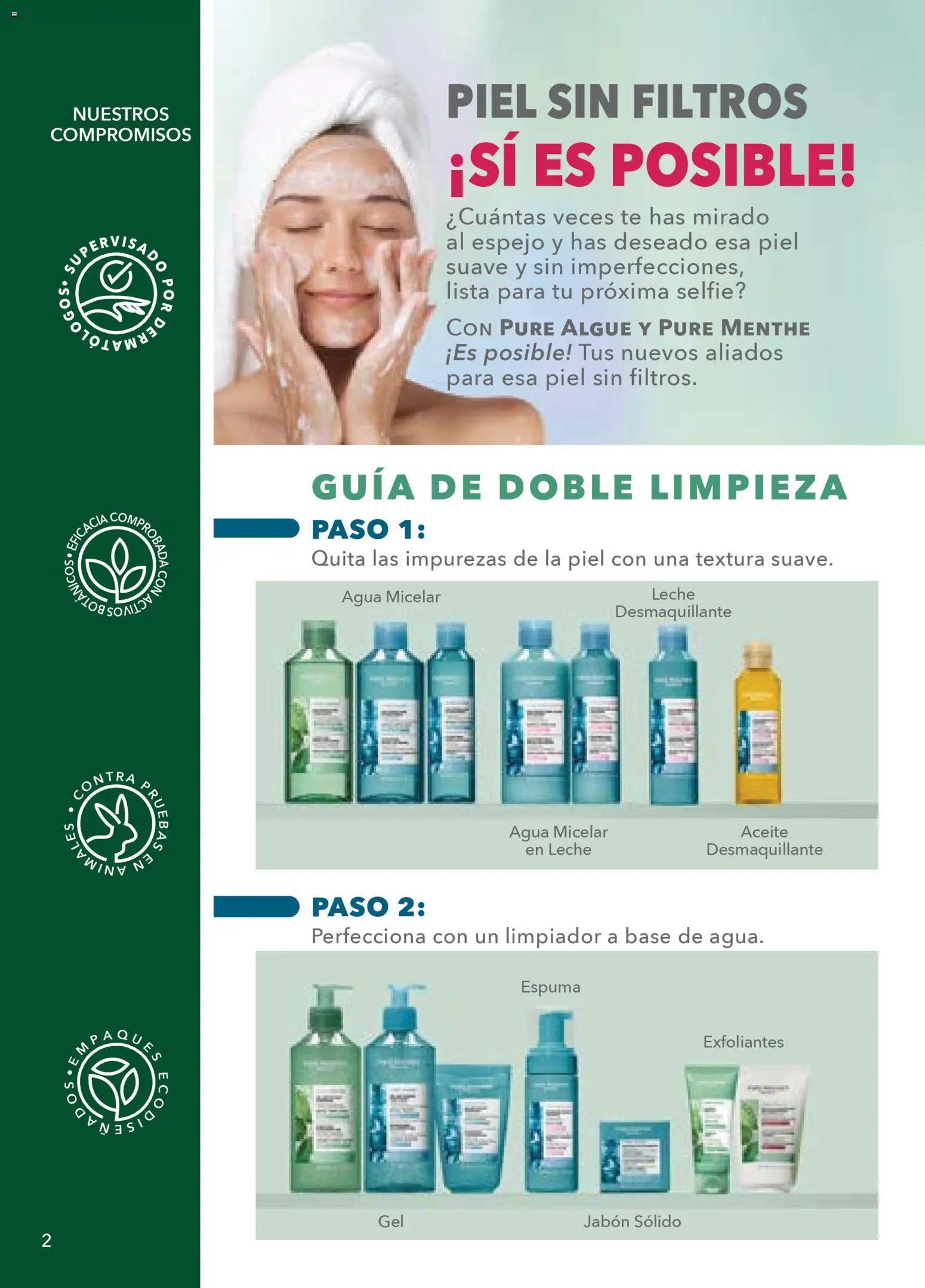 Vista previa las ofertas de la tienda Yves Rocher - Campaña 4 2026 desde el 03/03/2026 - Leche, Espejo, Jabón, Agua micelar, Desmaquillante, Puré, Limpiador, Leche desmaquillante