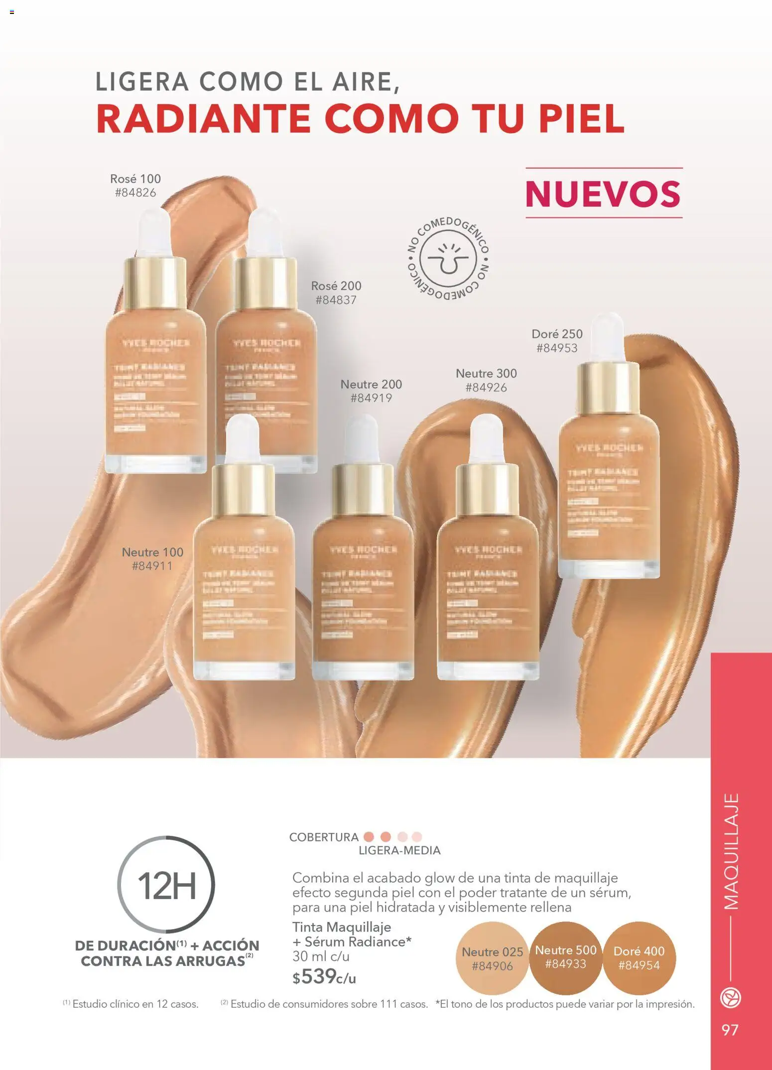 Vista previa las ofertas de la tienda Yves Rocher - Campaña 4 2026 desde el 03/03/2026 - Maquillaje, Serum, Sobre, Radiante