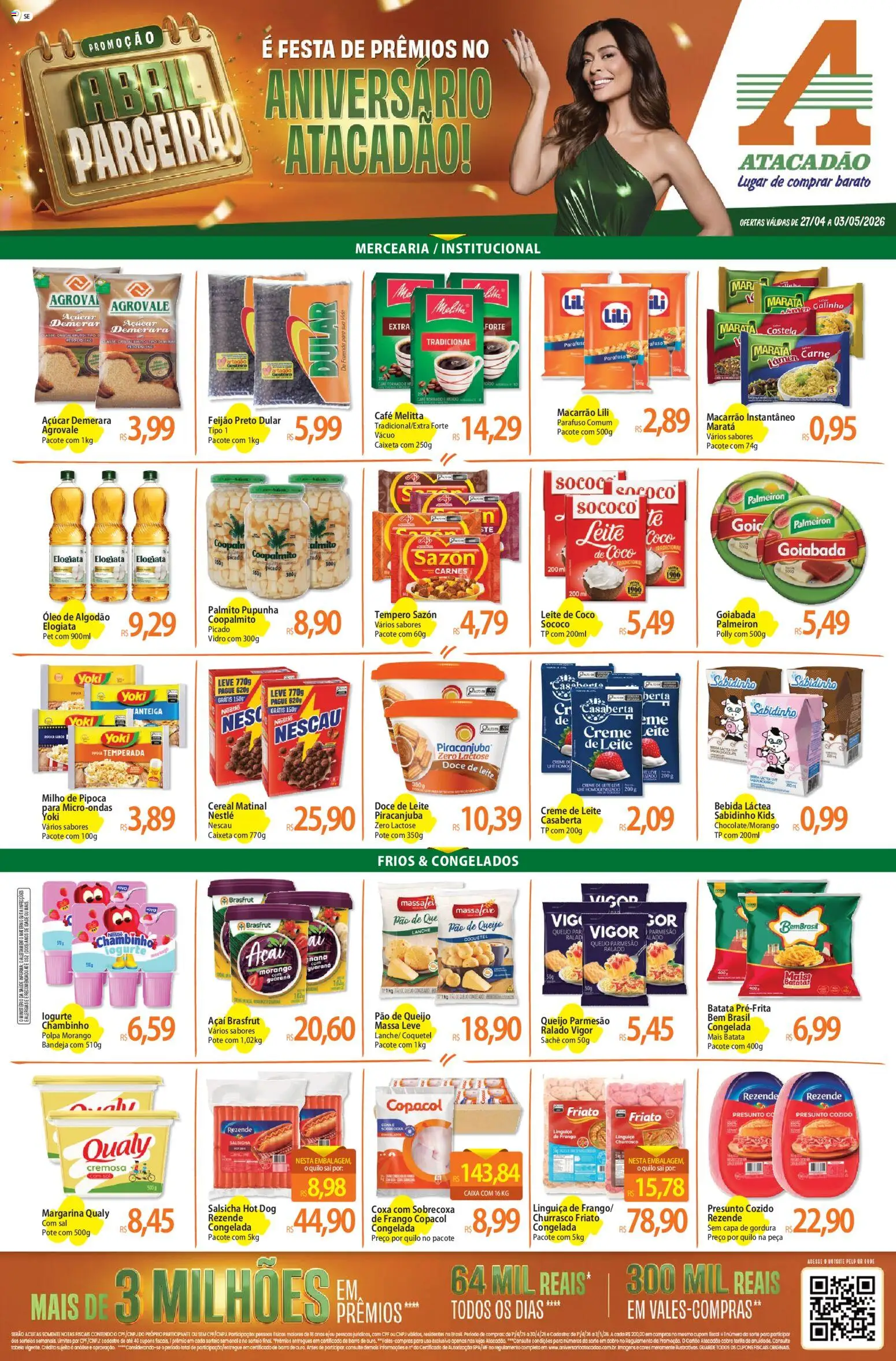 Pré-Visualização do folheto "Atacadão ofertas - SE" da loja Atacadão válido a partir de 27/04/2026