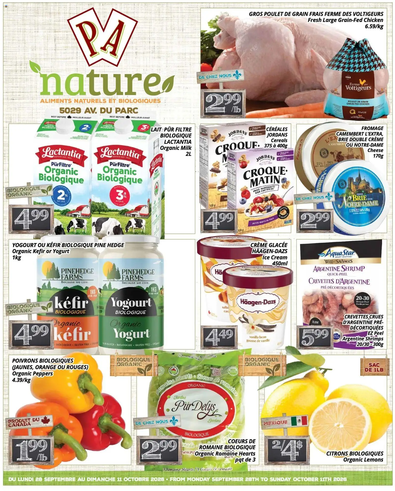Preview of leaflet Pa Supermarché - nature Flyer from shop Pa Supermarché is valid from Sep 28, 2026