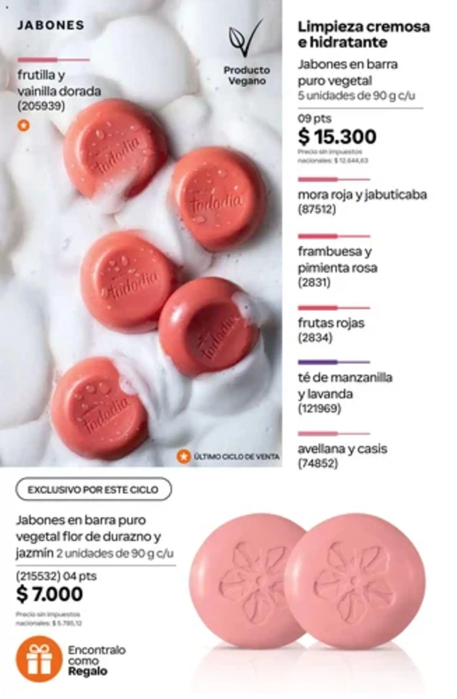 Vista previa del folleto de la tienda Natura válido desde el 01/10/2026 - Té, Frutilla, Durazno, Vainilla, Pimienta