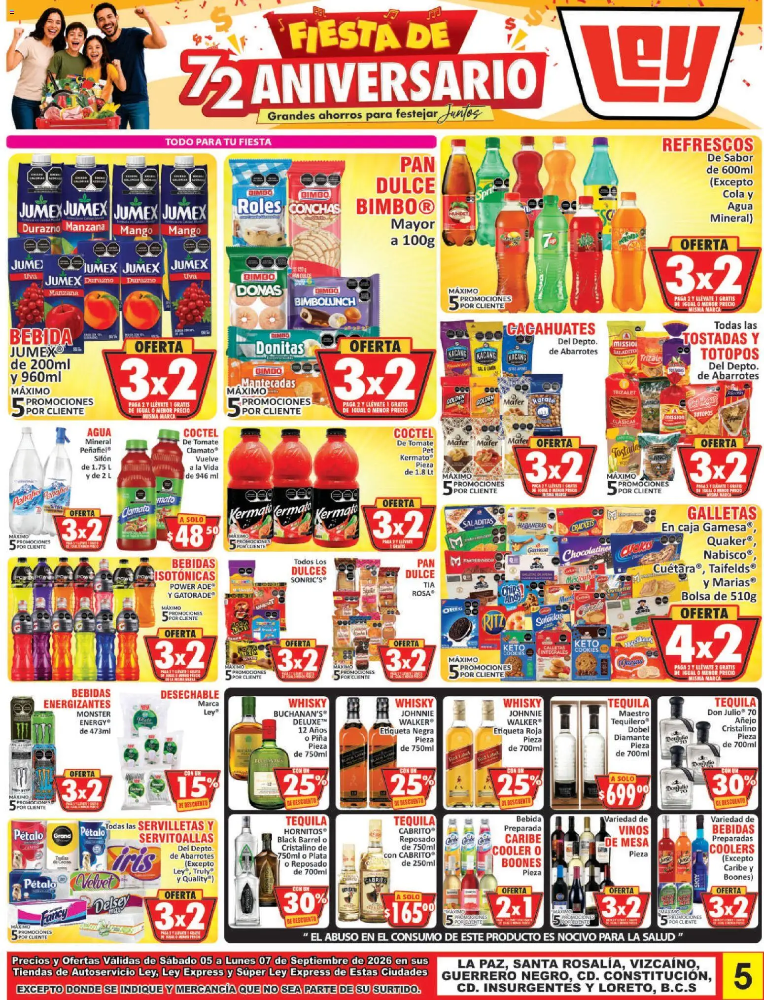 Vista previa las ofertas de la tienda Casa Ley - Casa Ley folleto Autoservicio La Paz, BCS desde el 05/09/2026 