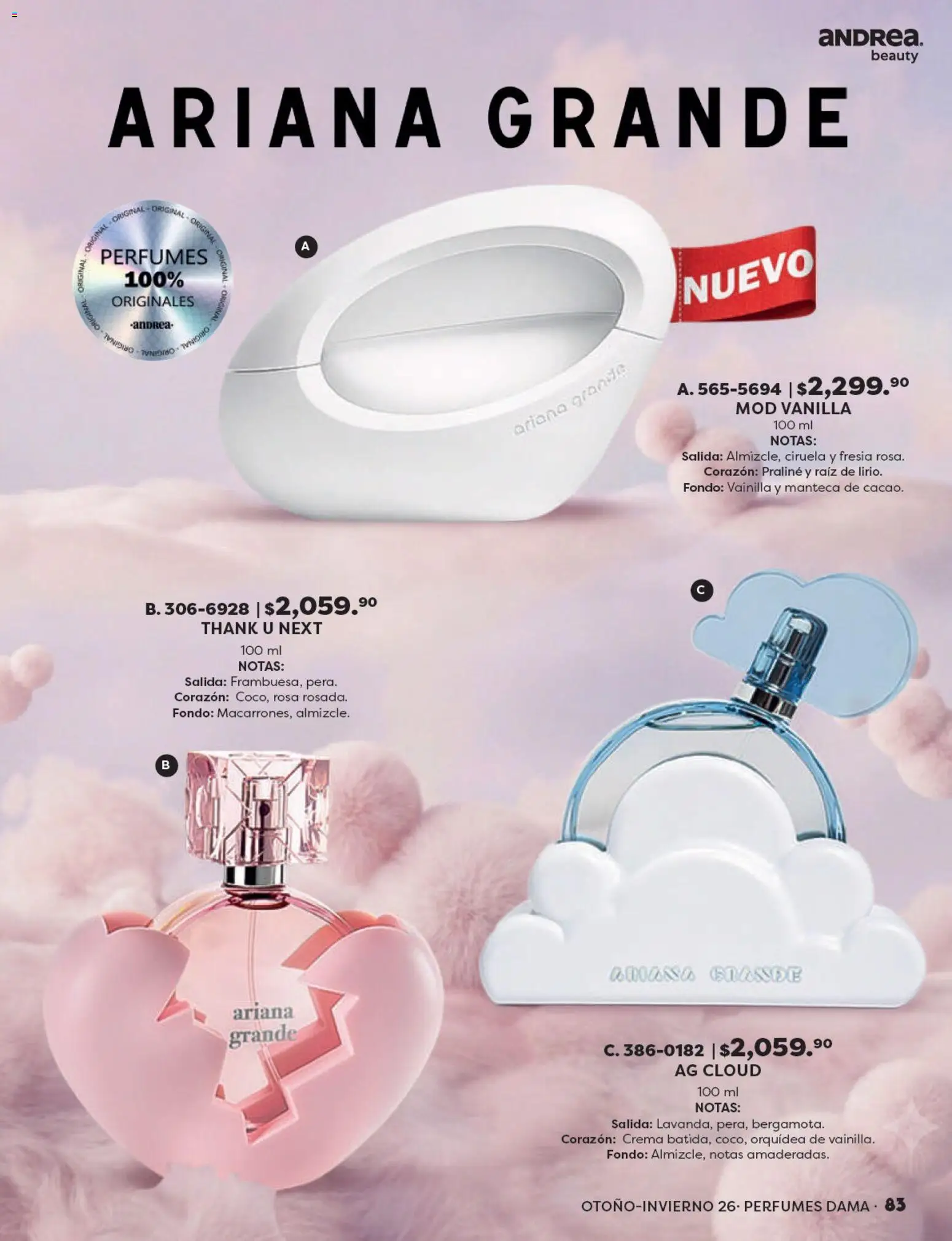Vista previa las ofertas de la tienda Andrea - Andrea catálogo Beauty desde el 23/08/2026 