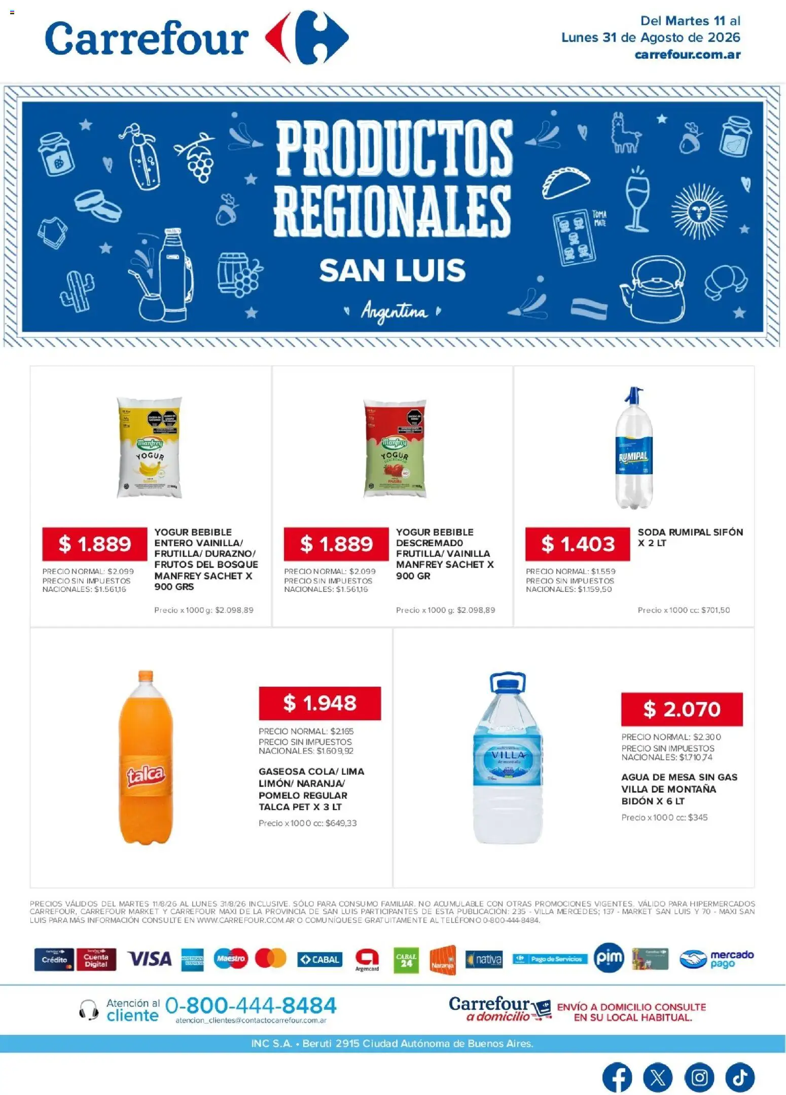 Vista previa del folleto de la tienda Carrefour válido desde el 11/08/2026 