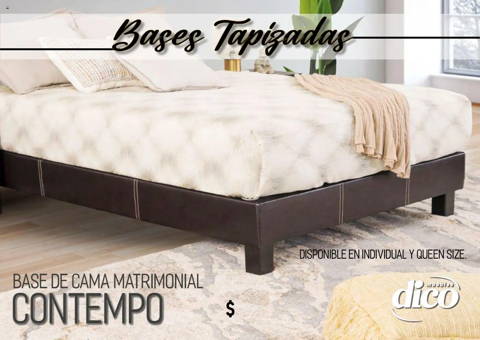 Vista previa las ofertas de la tienda Muebles Dico - Muebles Dico catálogo Camas tapizadas desde el 01/04/2026 