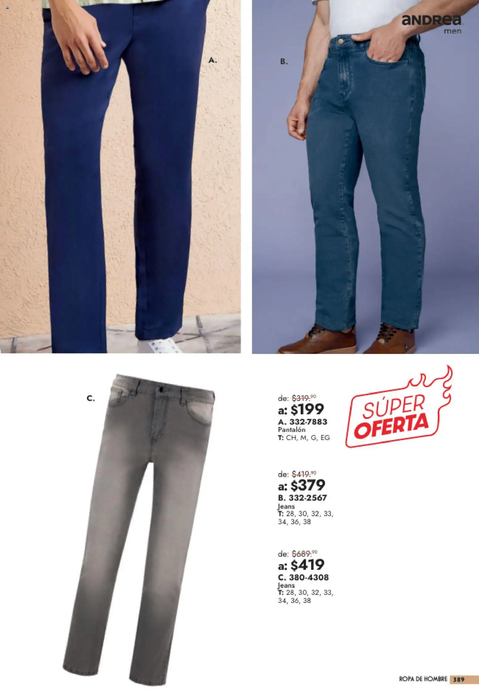Vista previa las ofertas de la tienda Andrea - Andrea catálogo Outlet desde el 26/07/2026 