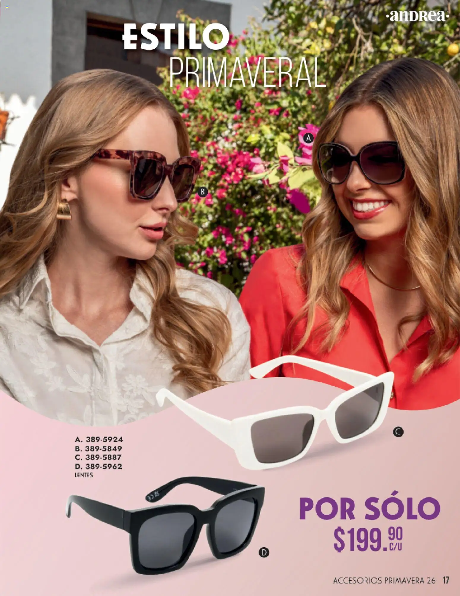Vista previa las ofertas de la tienda Andrea - Catálogo Primavera desde el 25/01/2026 - Lentes